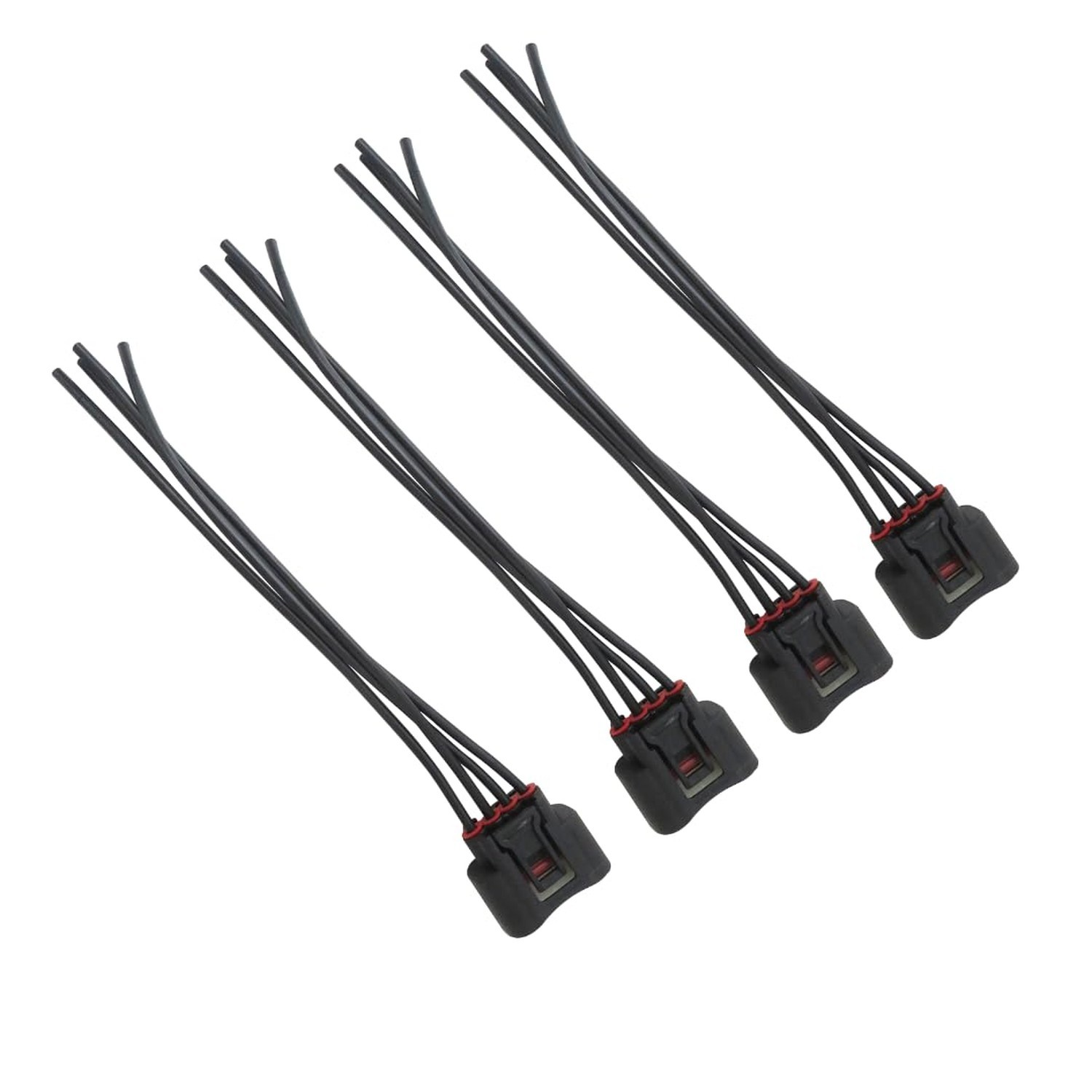 Superior 4x Ignition Coil Female Connector Plug Harness Replacement for 2001-…