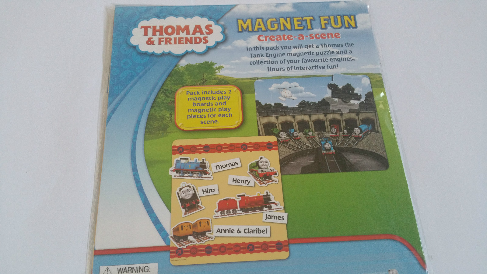 2 sets Thomas & Friends – Magnet Fun – Create-a-Scene (2 x Magnetic Play Board