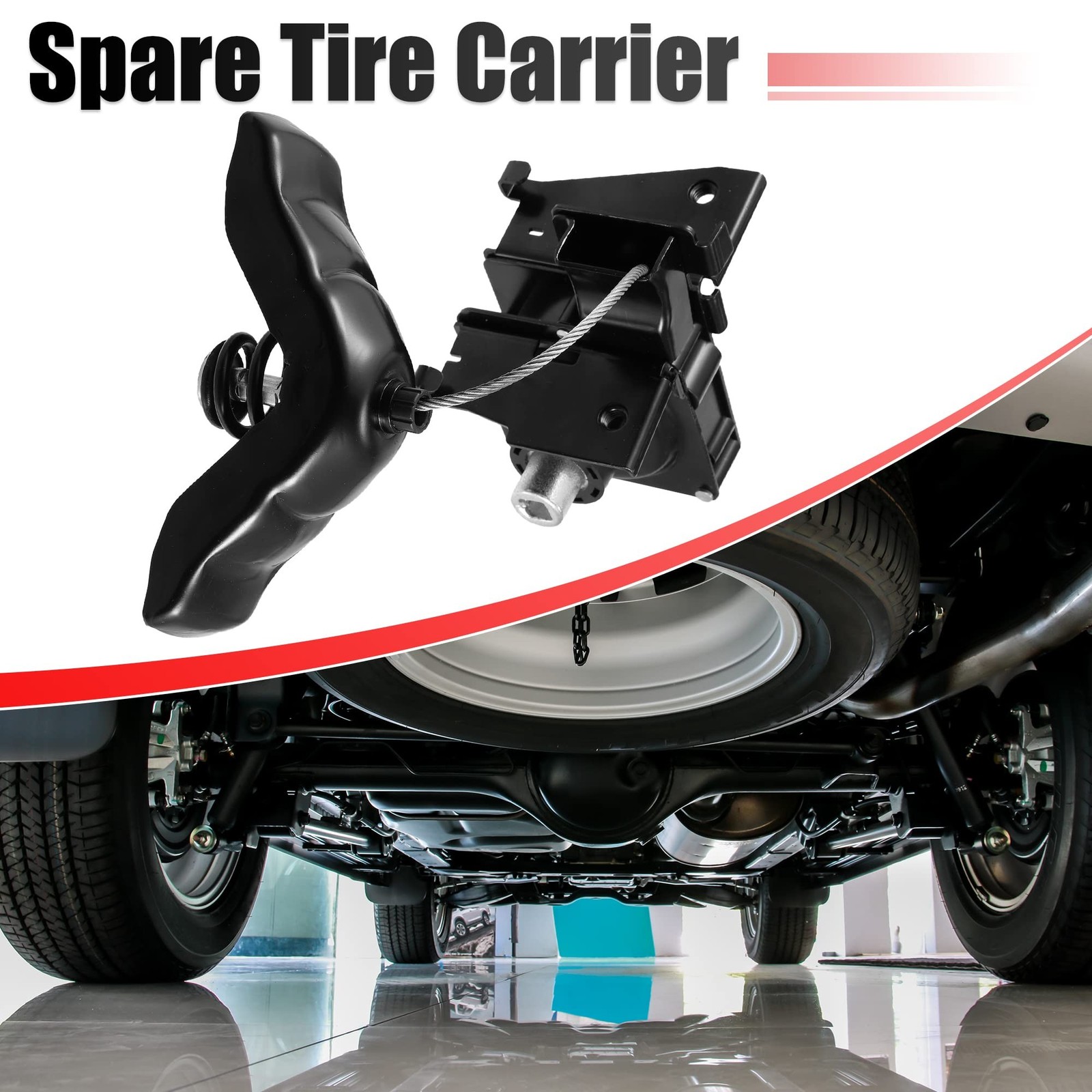 X AUTOHAUX 1 Set Spare Tire Hoist Spare Tire Winch Carrier No.924-537/9L3Z1A1…