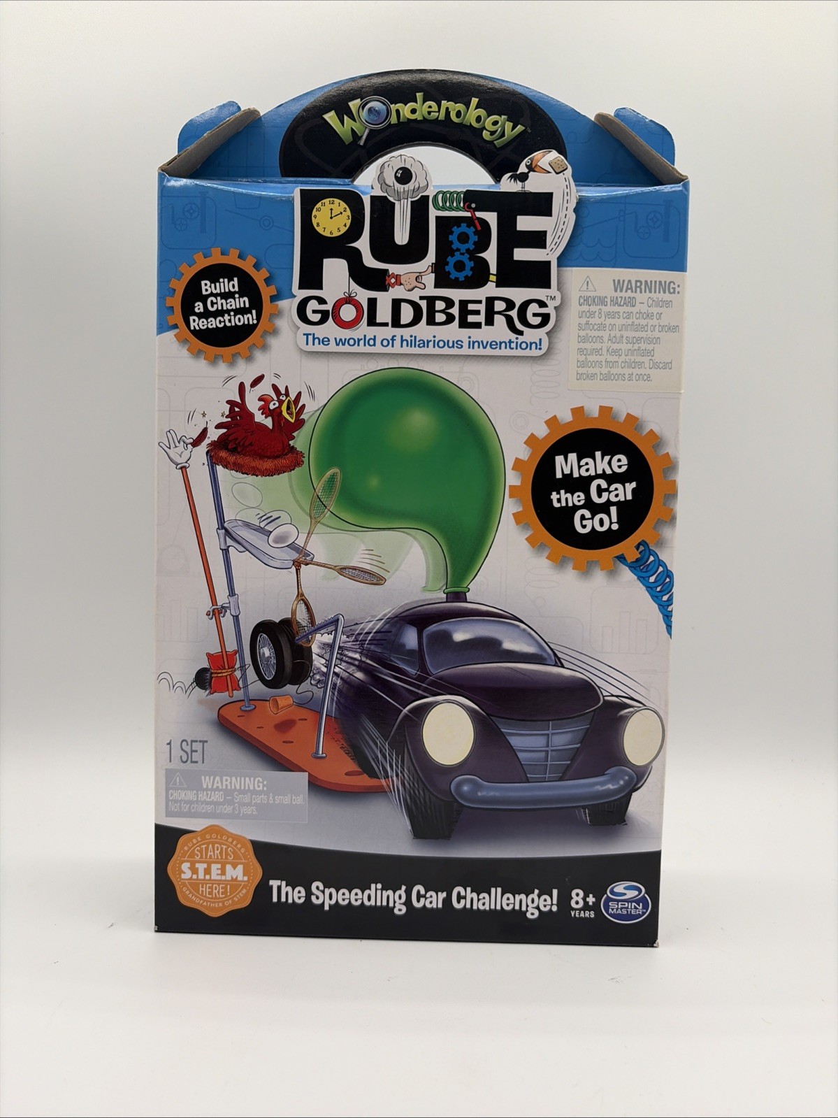 Rube Goldberg The Speeding Car Challenge! Make The Car Go! STEM Wonderology Kit