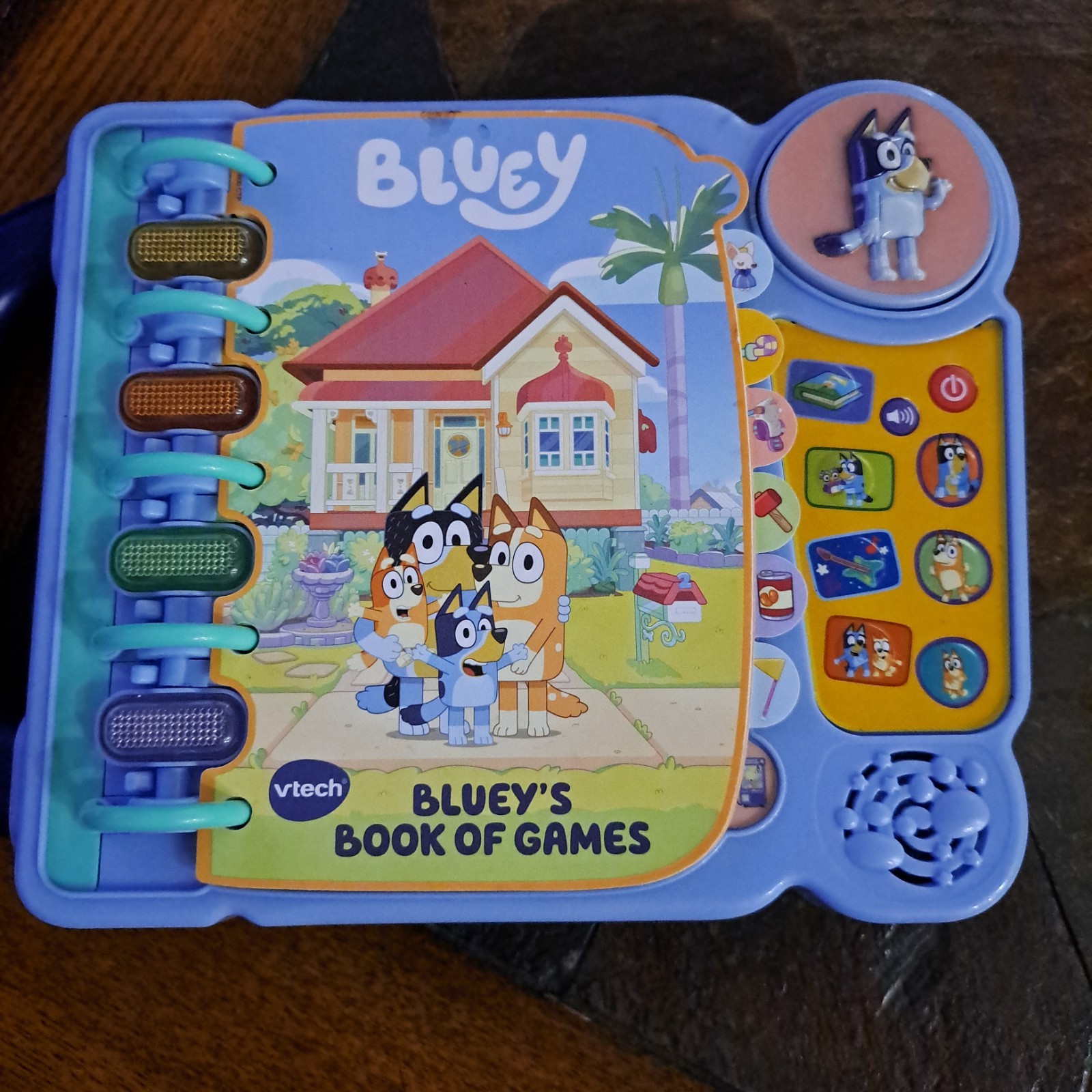 VTech “Bluey’s Book of Games” Interactive Pretend-Play Book for Preschoolers.