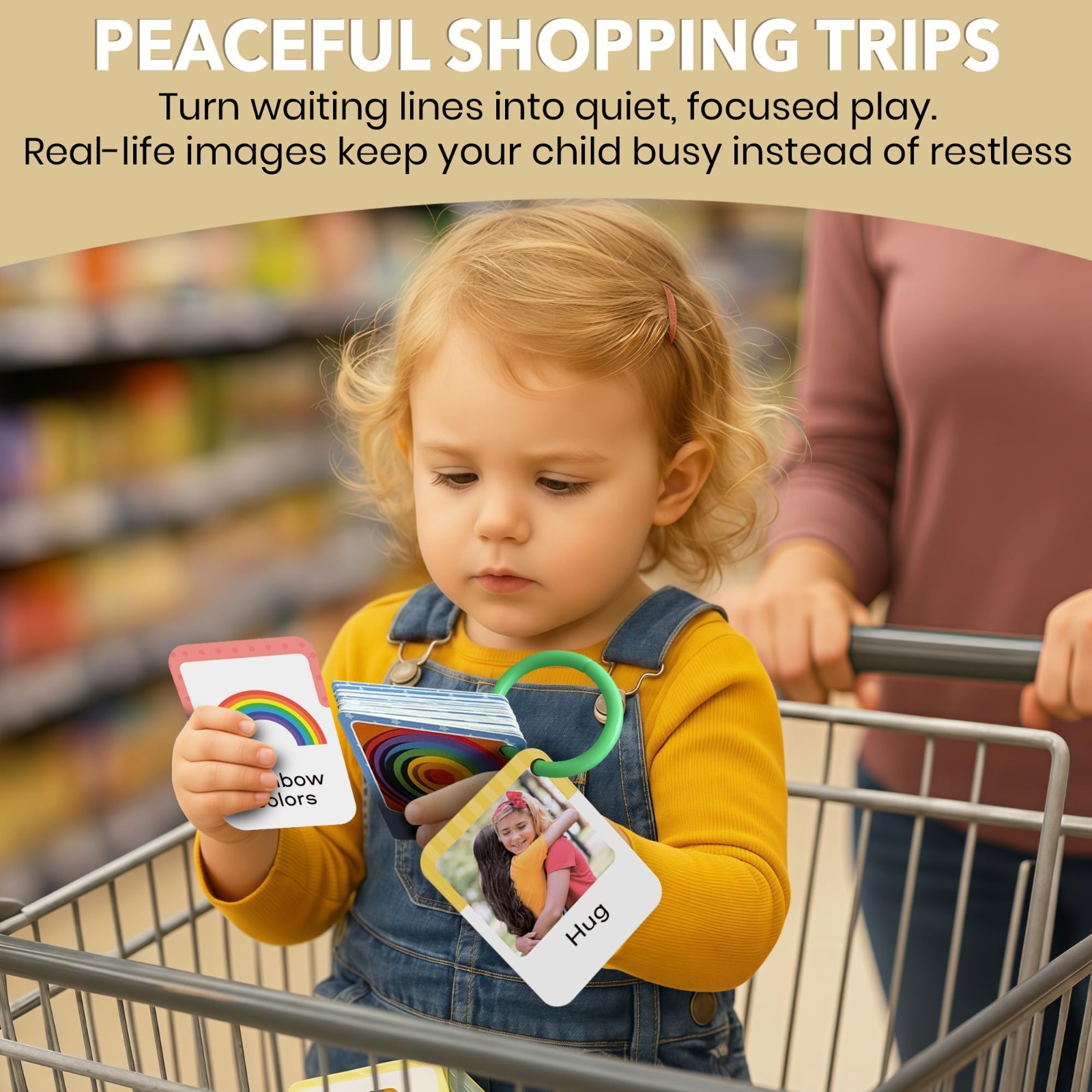 Toddler Flash Cards 225 Pack – Montessori Learning Cards for Ages 1-3, Alphabet