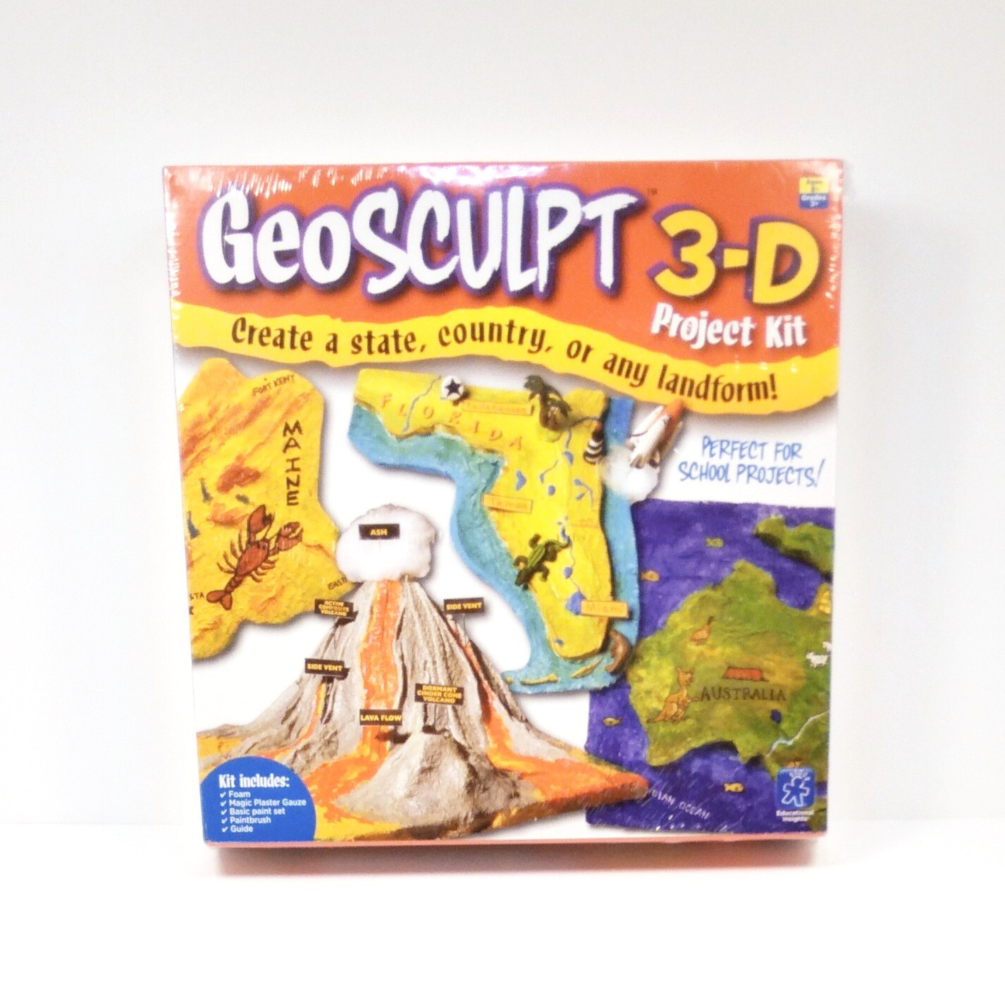 GeoSculpt 3-D Project Kit & Vintage Marbling Project Kit – Both Factory Sealed