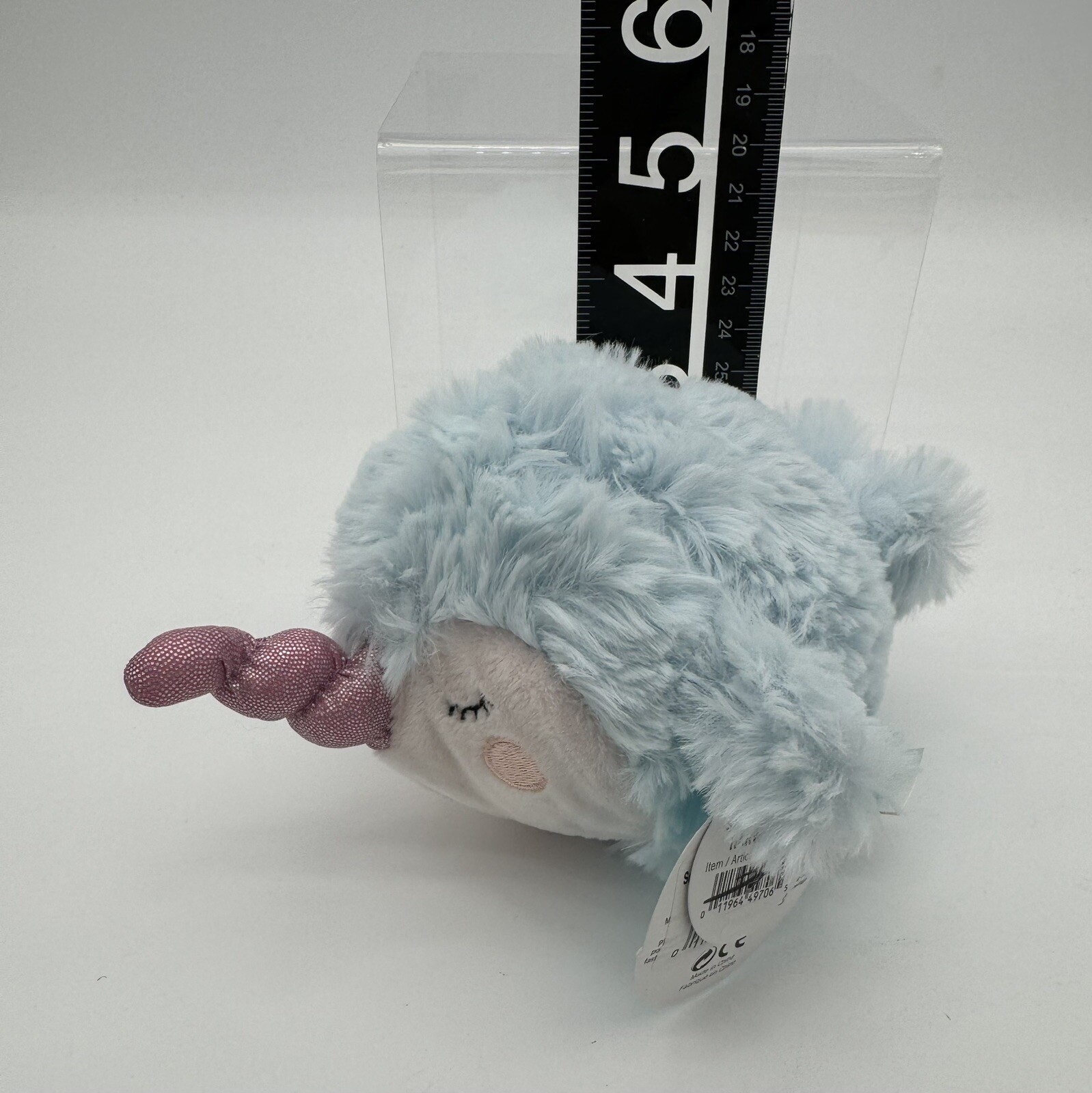 SqeezMeez Narwhal Stuffed Toy Cute Soft Squeezable New