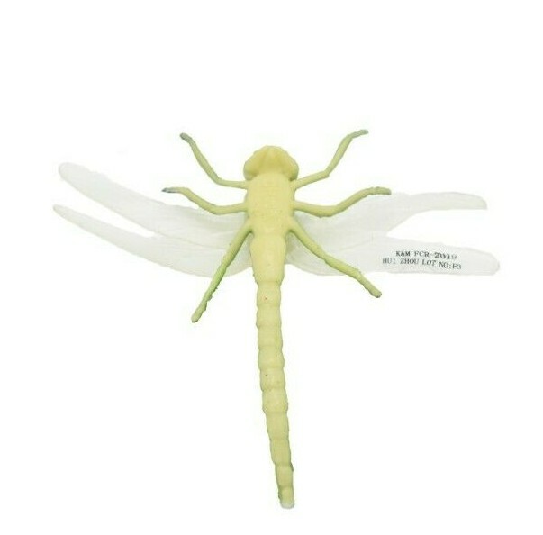 Dragonfly, Green & Blue, Very Nice Rubber Reproduction 3″ F1052 B190