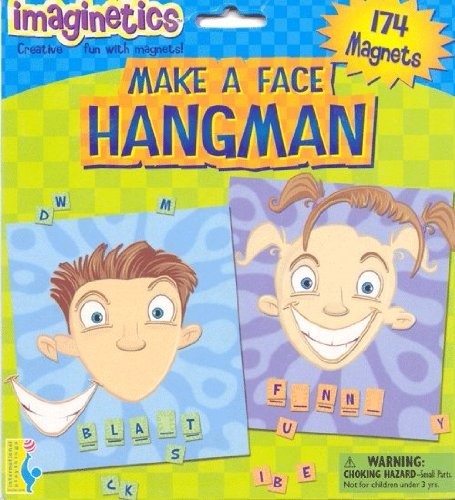 Imaginetics Travel Make A Face Hangman 174 Magnets NEW