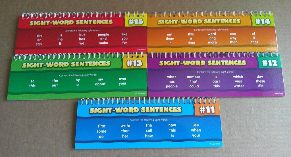 Lakeshore Flip & Read Sight-Word Sentences Set #HH706 Educational Reading Kit