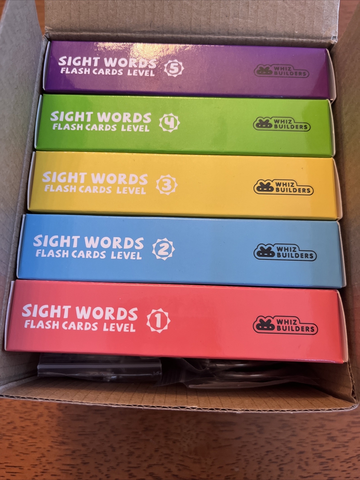 Sight Words Flash Cards Whiz Builders 260 Cards Learn To Read