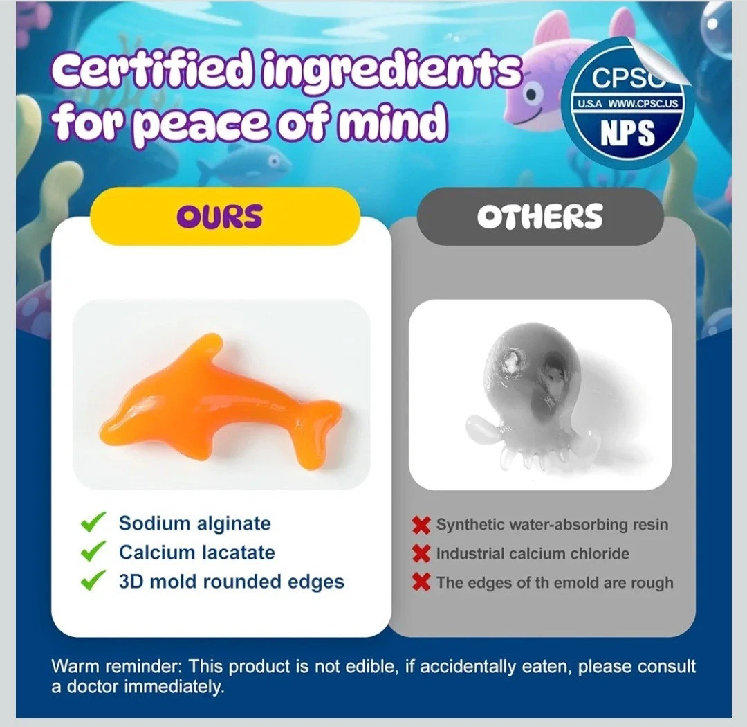 Magic Water Elf Create Your Own Magical Water Pets Kit 10 Colors 23 PCS STEM Toy