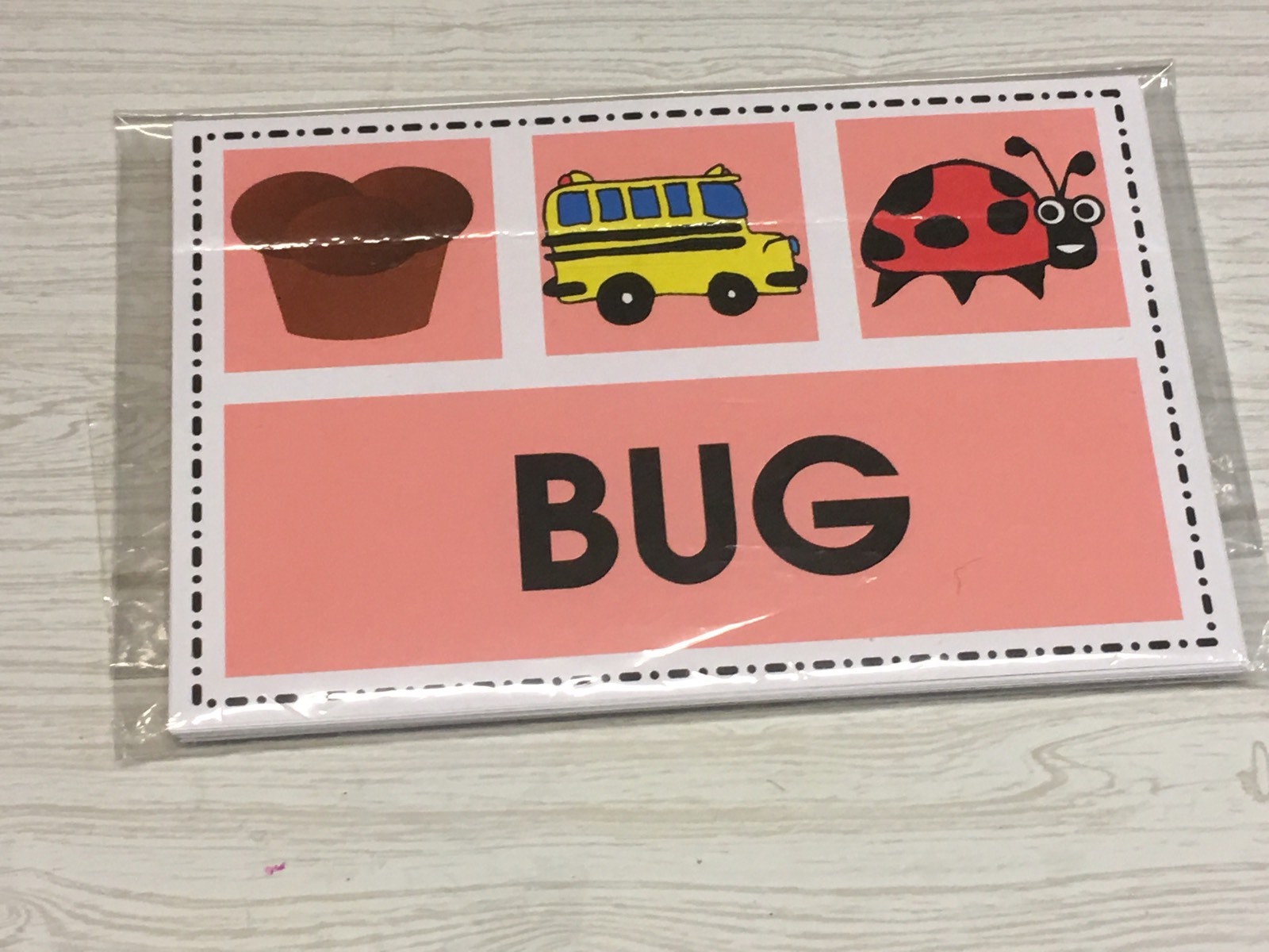 Preschool Activity Kit – CVC Word – Ending Sound Match