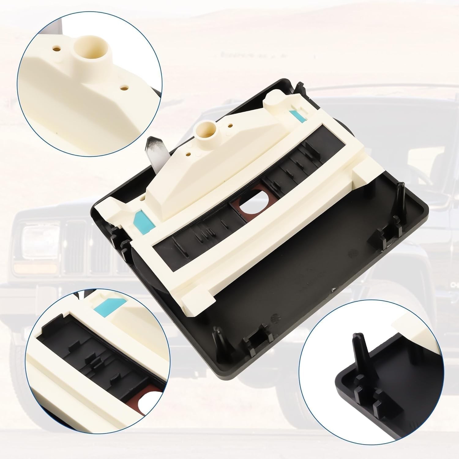 55115615 Shifter Bezel Cover for Automatic Transmission Floor Console Compatible