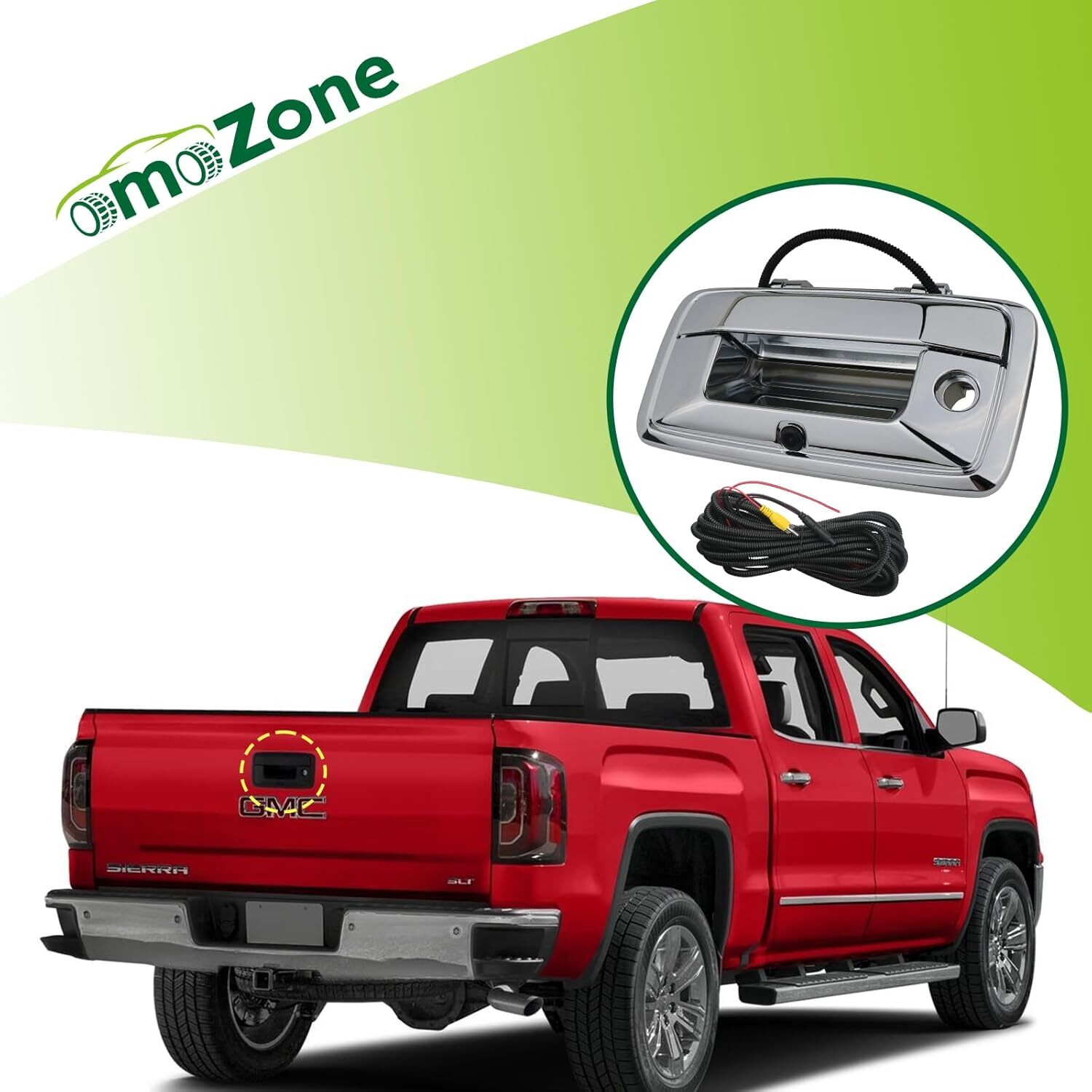Backup Camera Tailgate Handle Rear View Camera Liftgate Latch Handle with