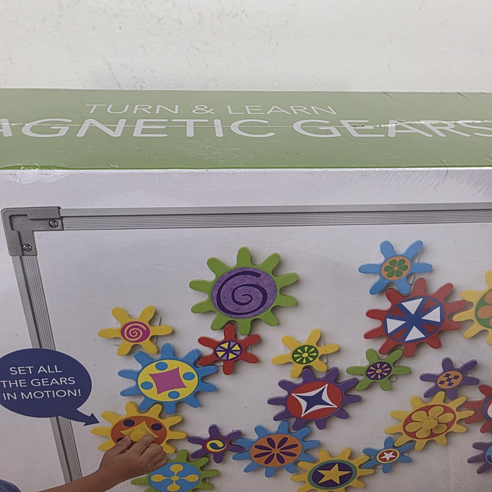 Lakeshore Turn & Learn Magnetic Gears Multicolor 22-Piece Set DD939 New Sealed