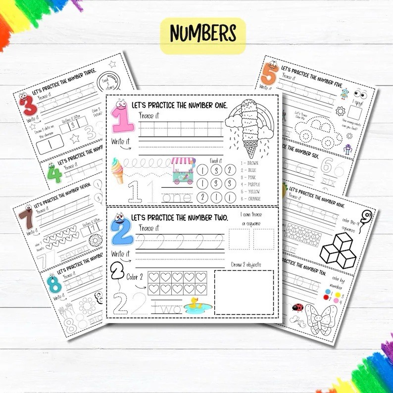 Personalized Coloring & Activity Book with Name Crayons, Alphabet, Multicolor