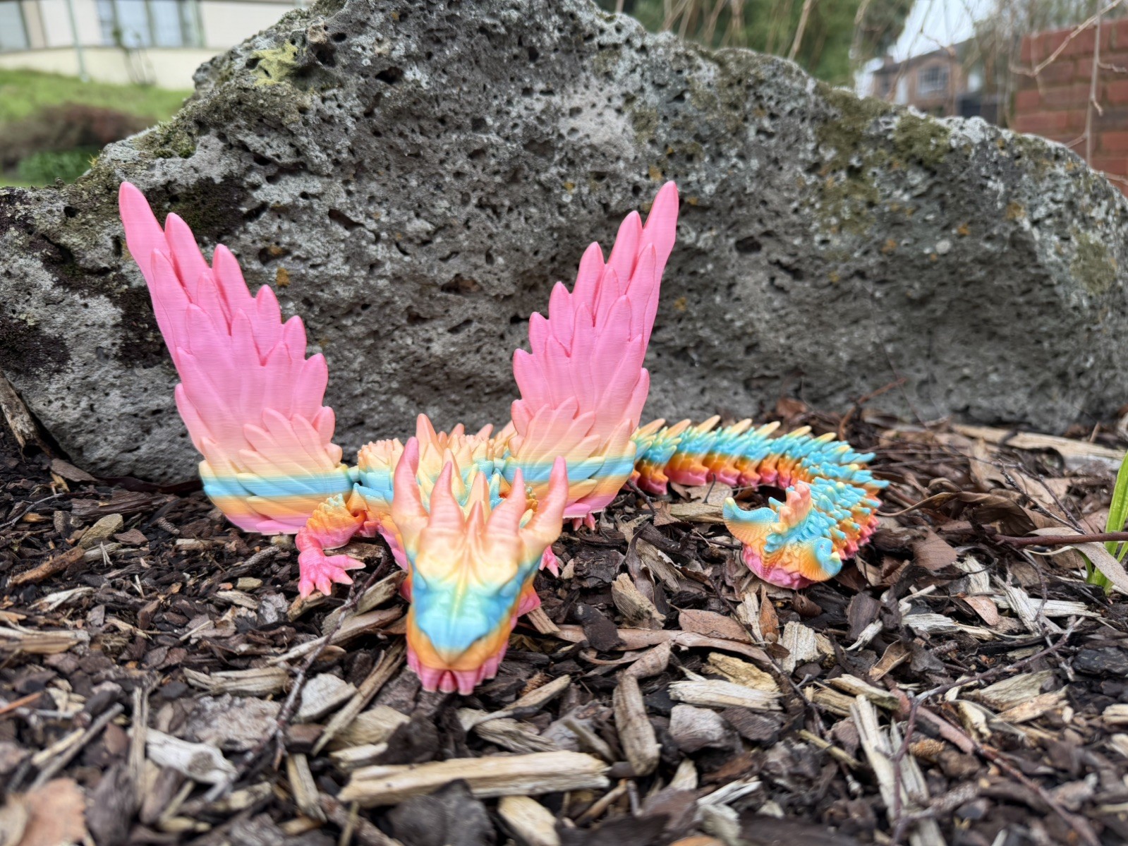 Rainbow Dragon Articulated