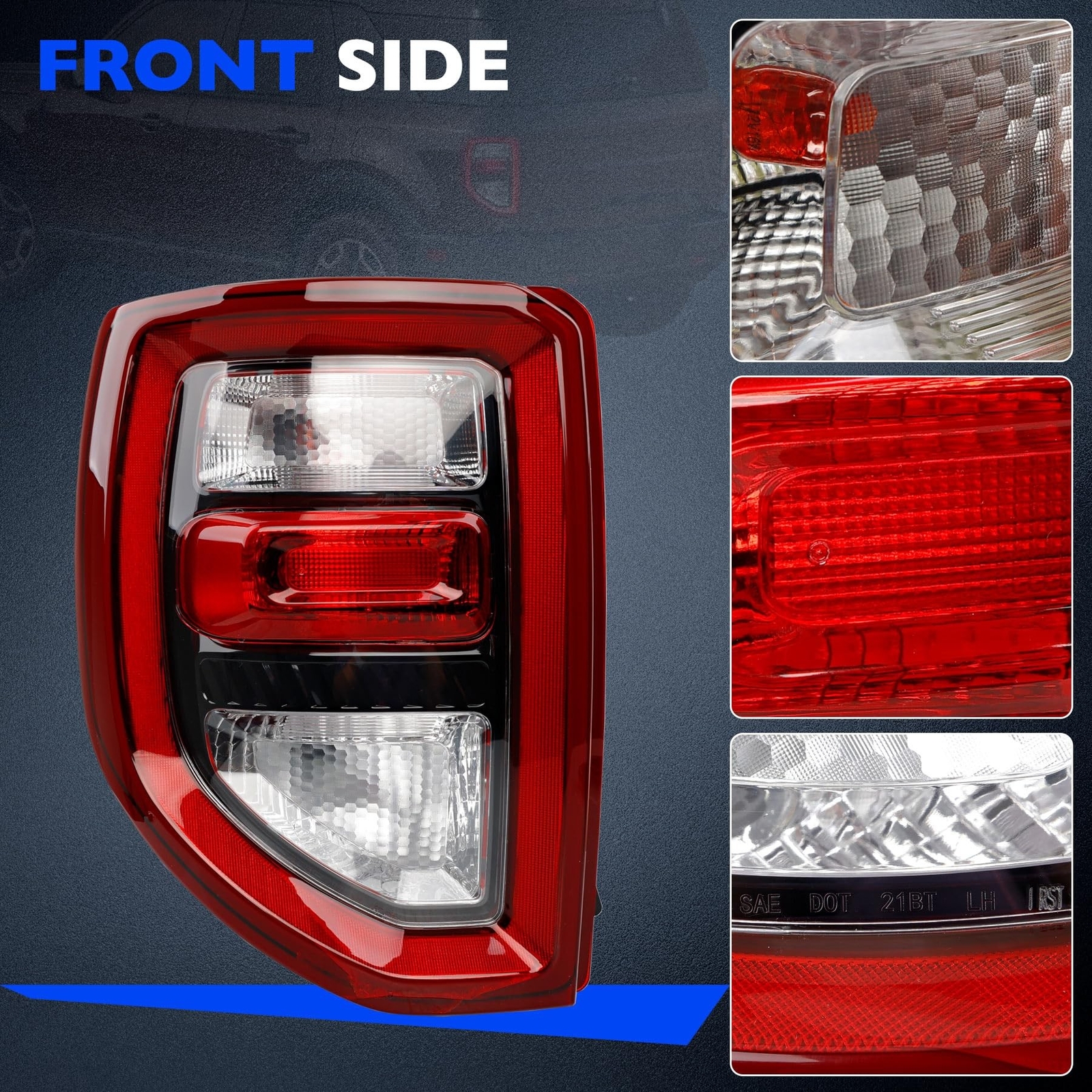 Tail Lights Compatible with 2021 2022 2023 Ford Bronco Sport – Taillights Ass…