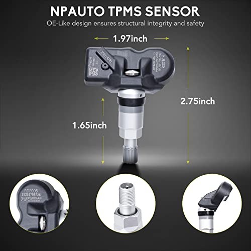 NPAUTO TPMS Sensor Compatible with BMW 335i 528i 328i M3 M6 X3 X5 Z4 Series 1 3