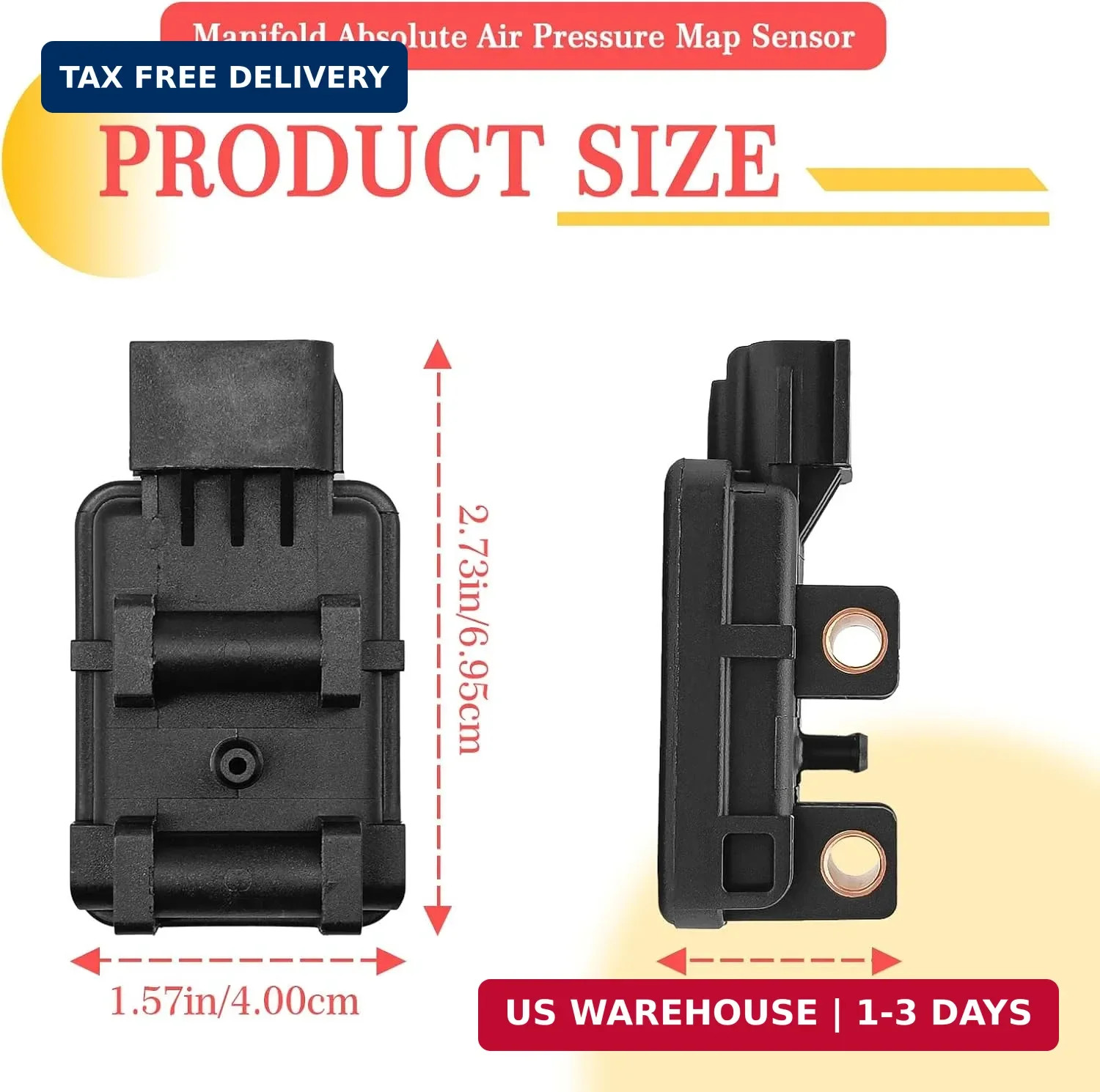 Manifold Absolute Air Pressure Map Sensor Compatible with Jp Grand Cherokee Wran