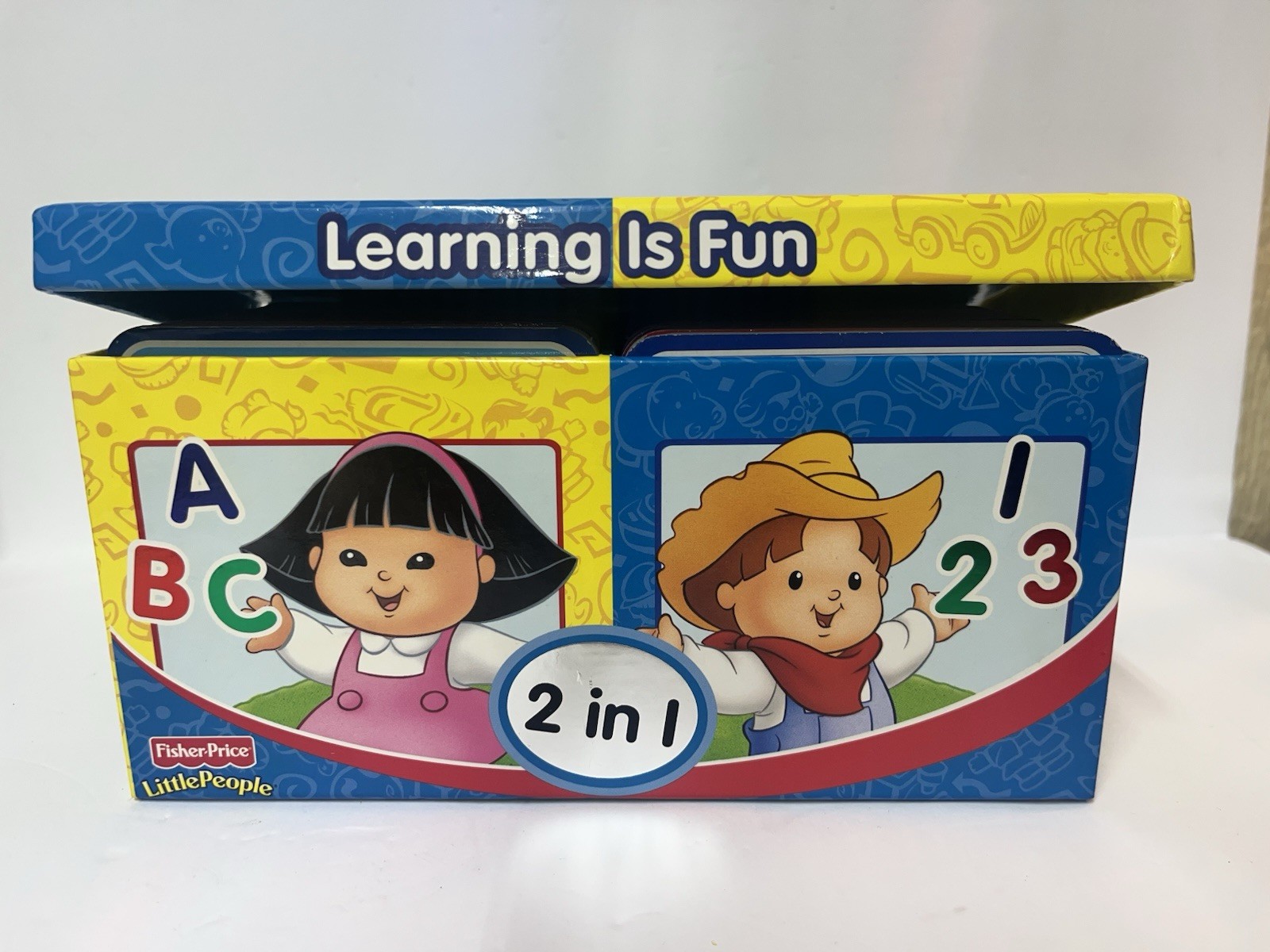 Fisher-Price Little People 2 in 1 ABC & 123 Cards Alphabet Numbers