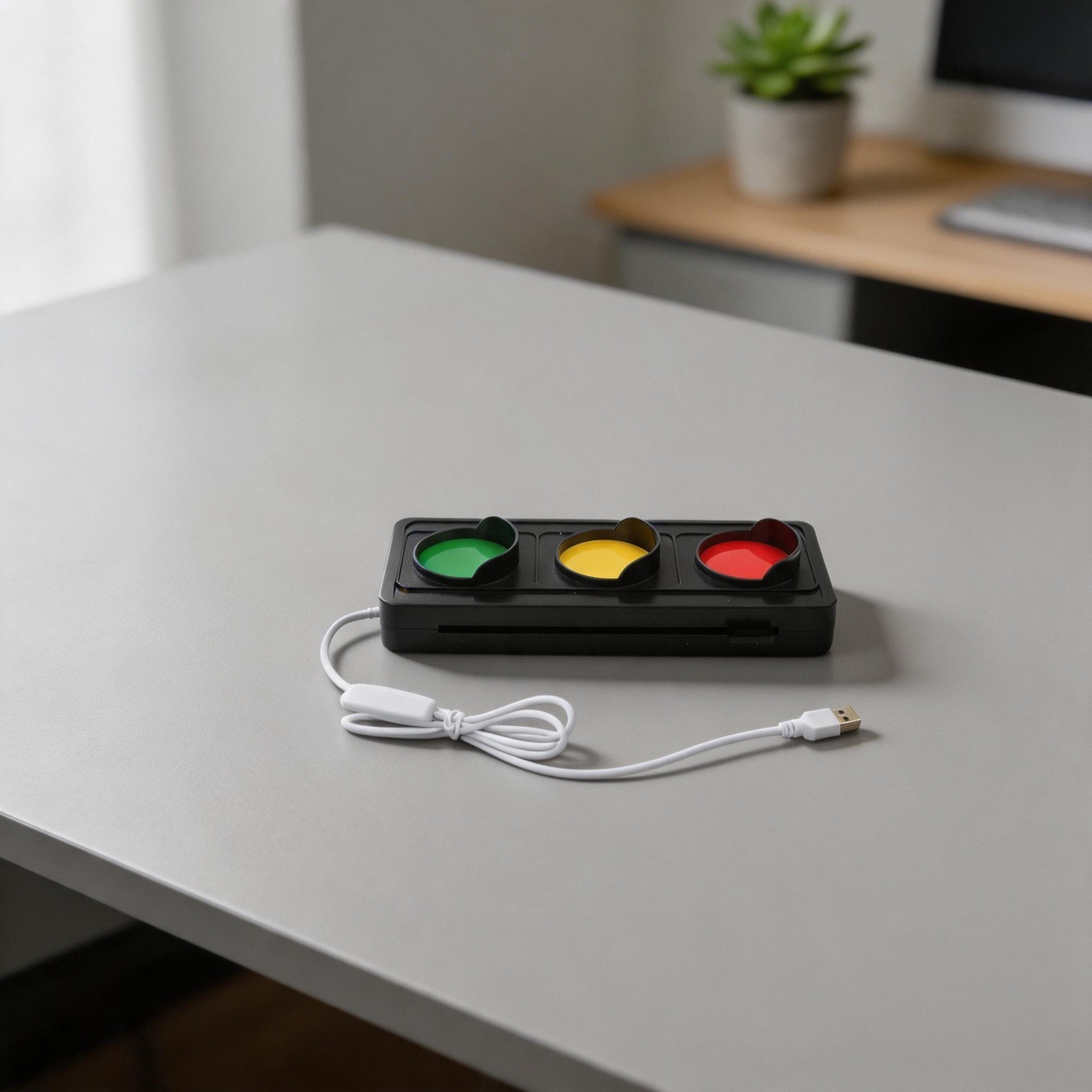 USB Powered LED Wall Light Traffic Signal Lamp for Restaurant Cafe Bar Decor