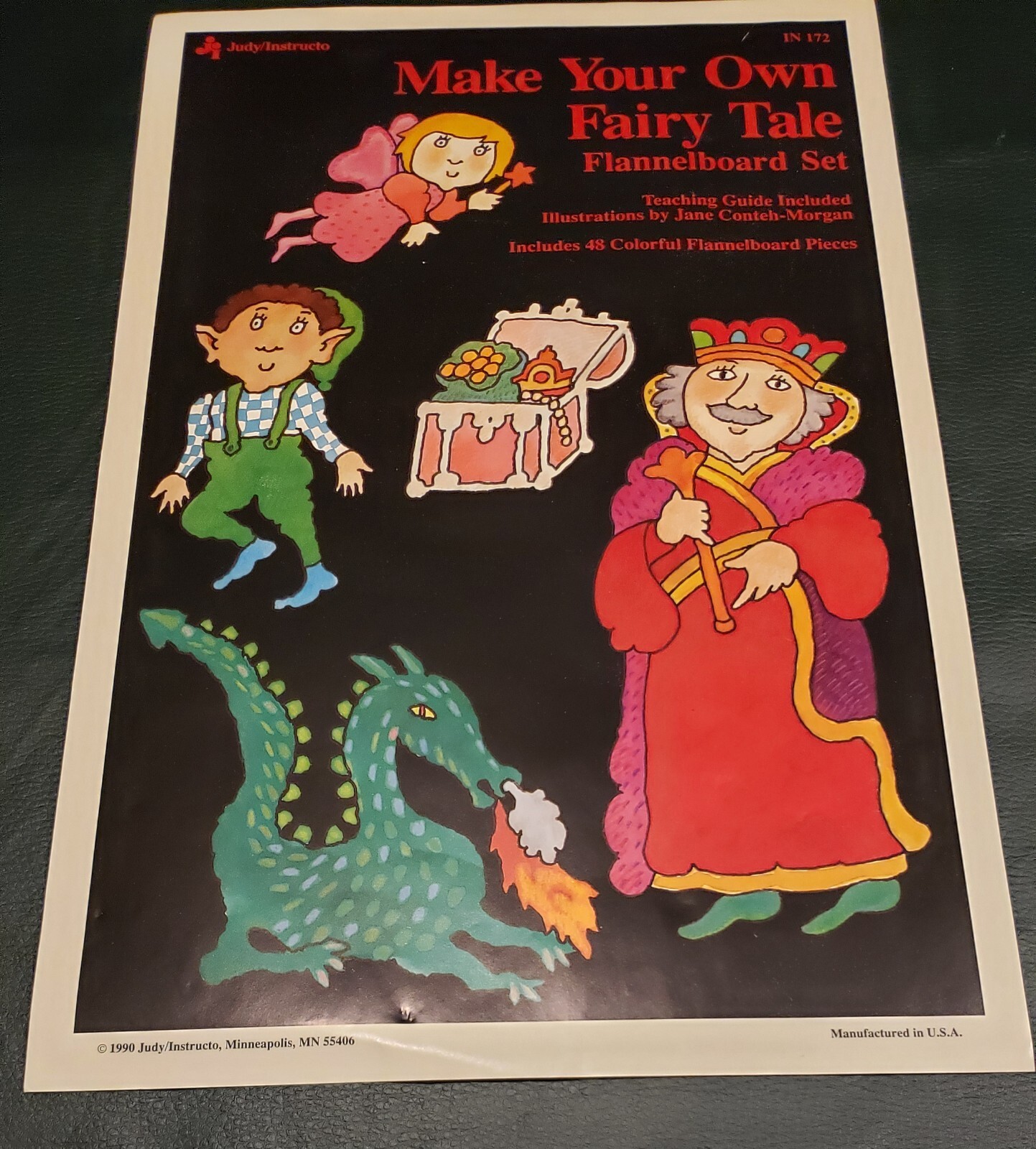 Vintage Make Your Own Fairy Tale Flannelboard Set 1990, 48 Piece, Judy/Instructo