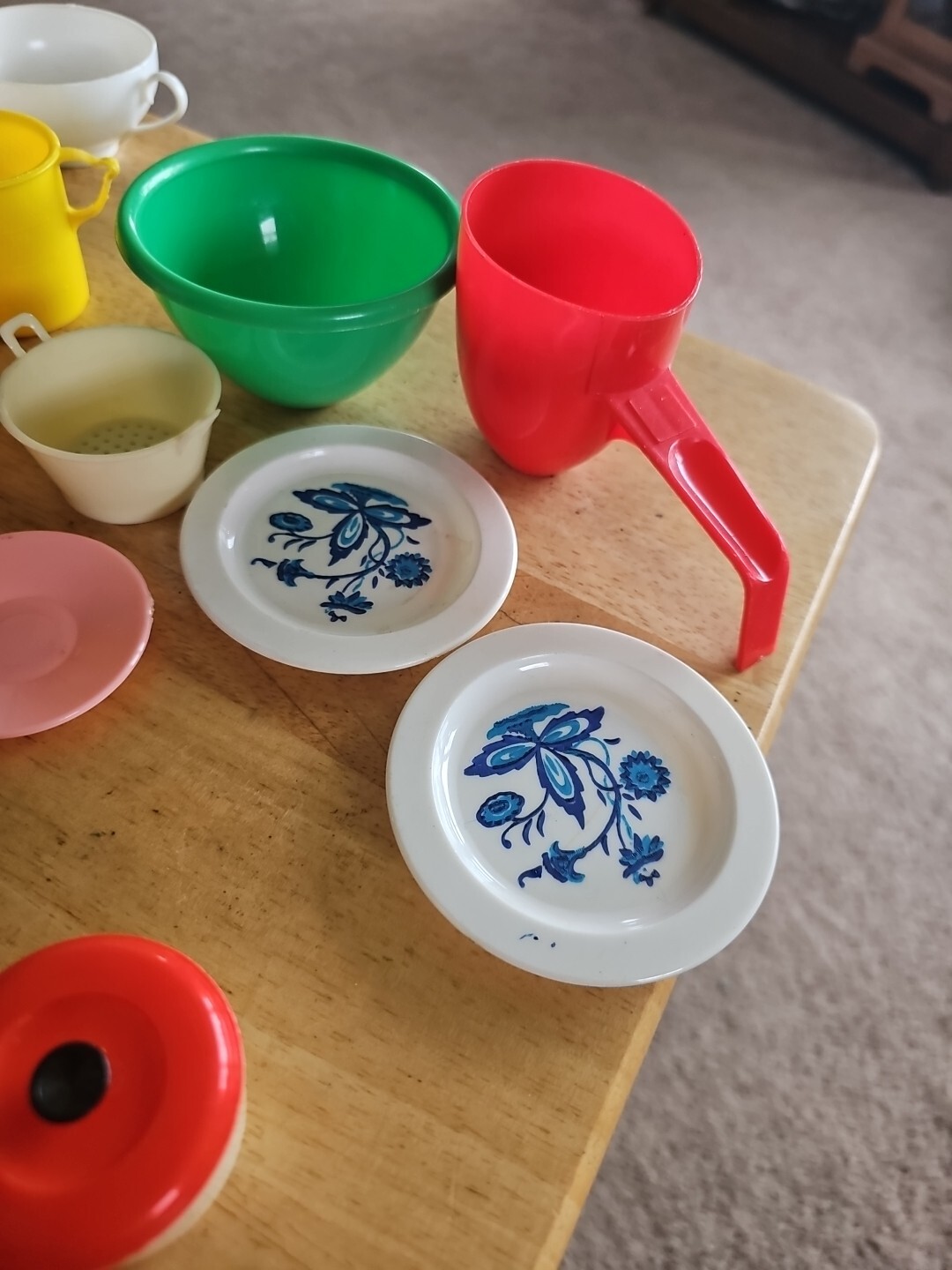 Children’s Kids Play Kitchen Lot 20pc Set, Cups, Utensils, Pans & More. Plastic