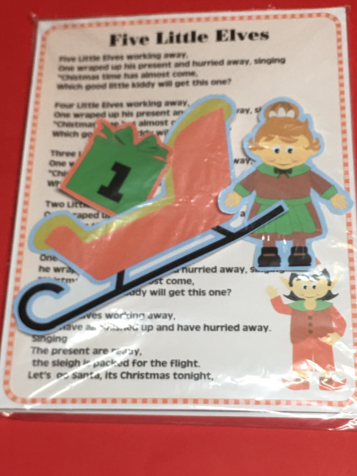 2 Sets FLANNEL BOARD SET – LAMINATED – FLANNEL FELT STORY and PIECES #2