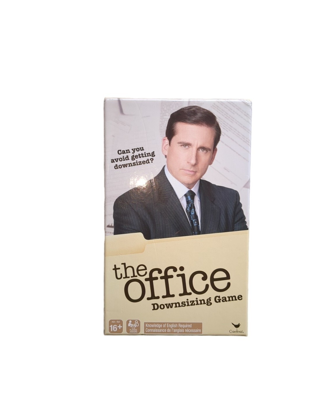 The Office Downsizing Game 16+ Cardinal 5-10 Players NBC Dunder Mifflin Open Box