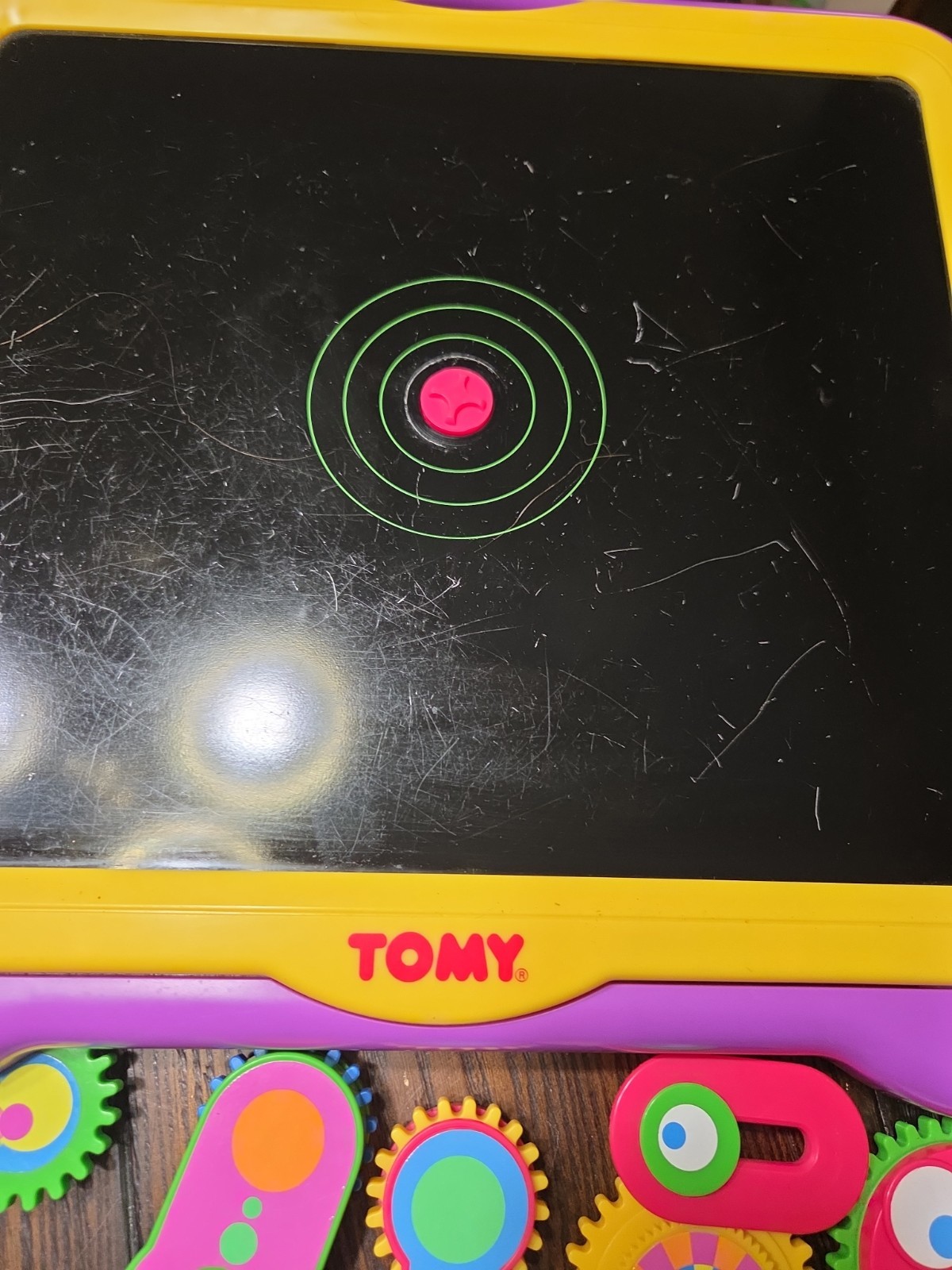 Rare WORKS 1997 TOMY Gearation Magnetic Gears Set Seen On Baby Einstein Neat!!