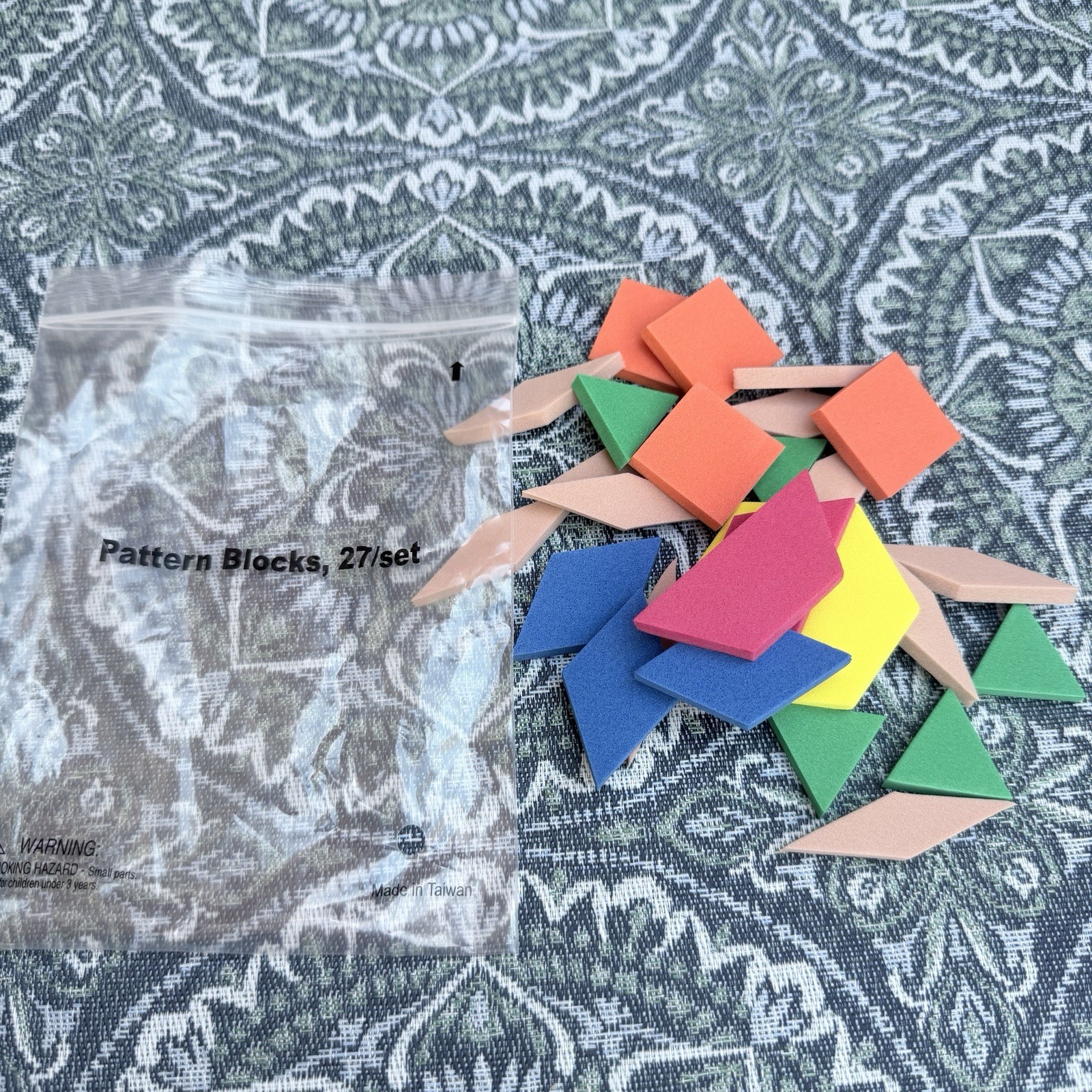 Harcourt School Publishers Math Student Manipulative Kit 5 items Kinder In Bag