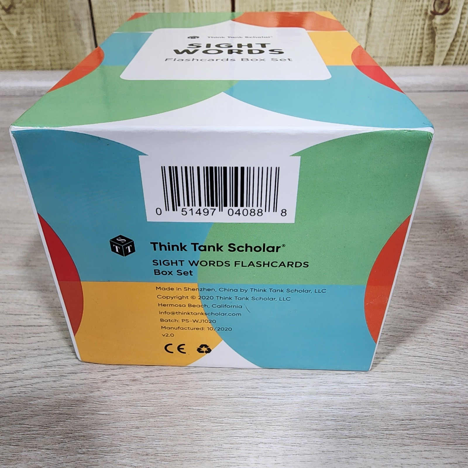 Think Tank Scholar Sight Words Flashcards Box Set (520 Words) PK-3 Like New
