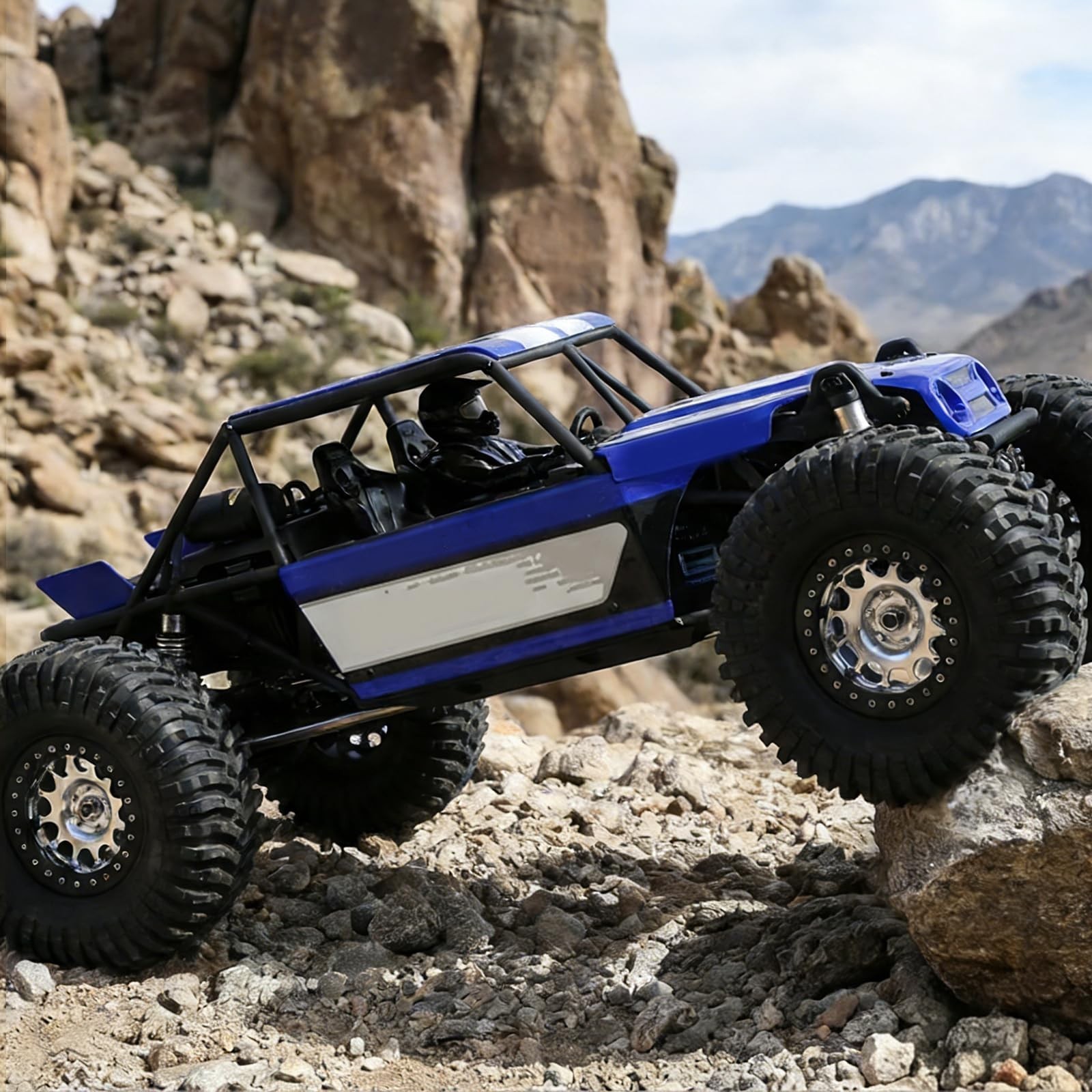2.2 Crawler Tires with Foam Inserts for TRX4 Axial SCX10 III/II Wraith Redcat…