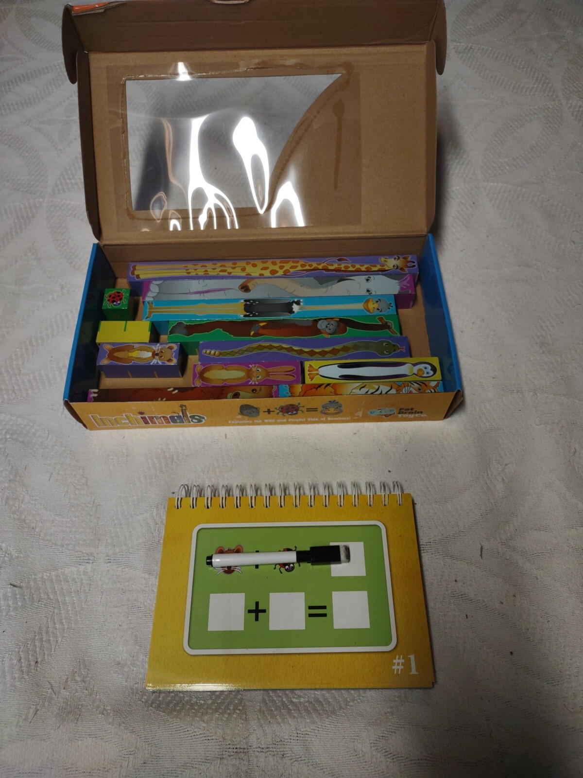Fat Brain Toys “INCHIMALS” A Mathematical Safari Adventure Learning Homeschool
