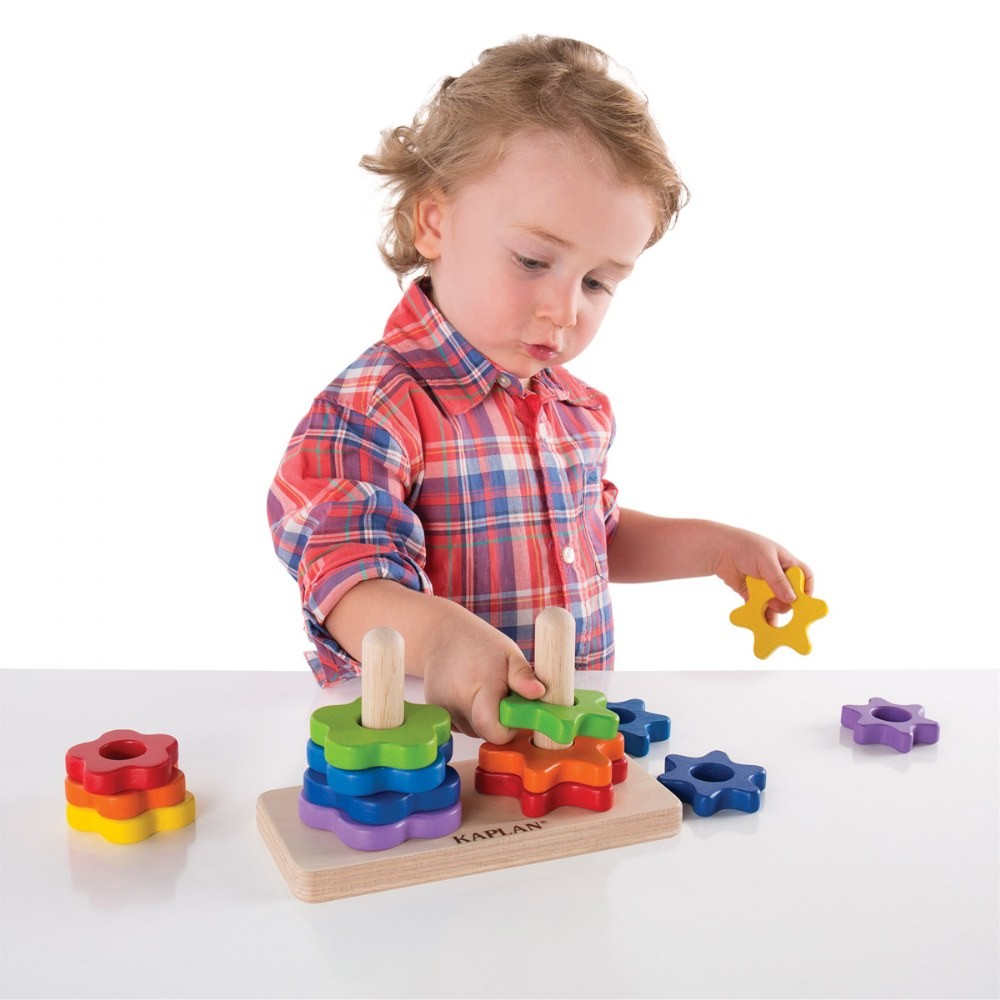 Kaplan Early Learning Toddler Flower Twist Sorter