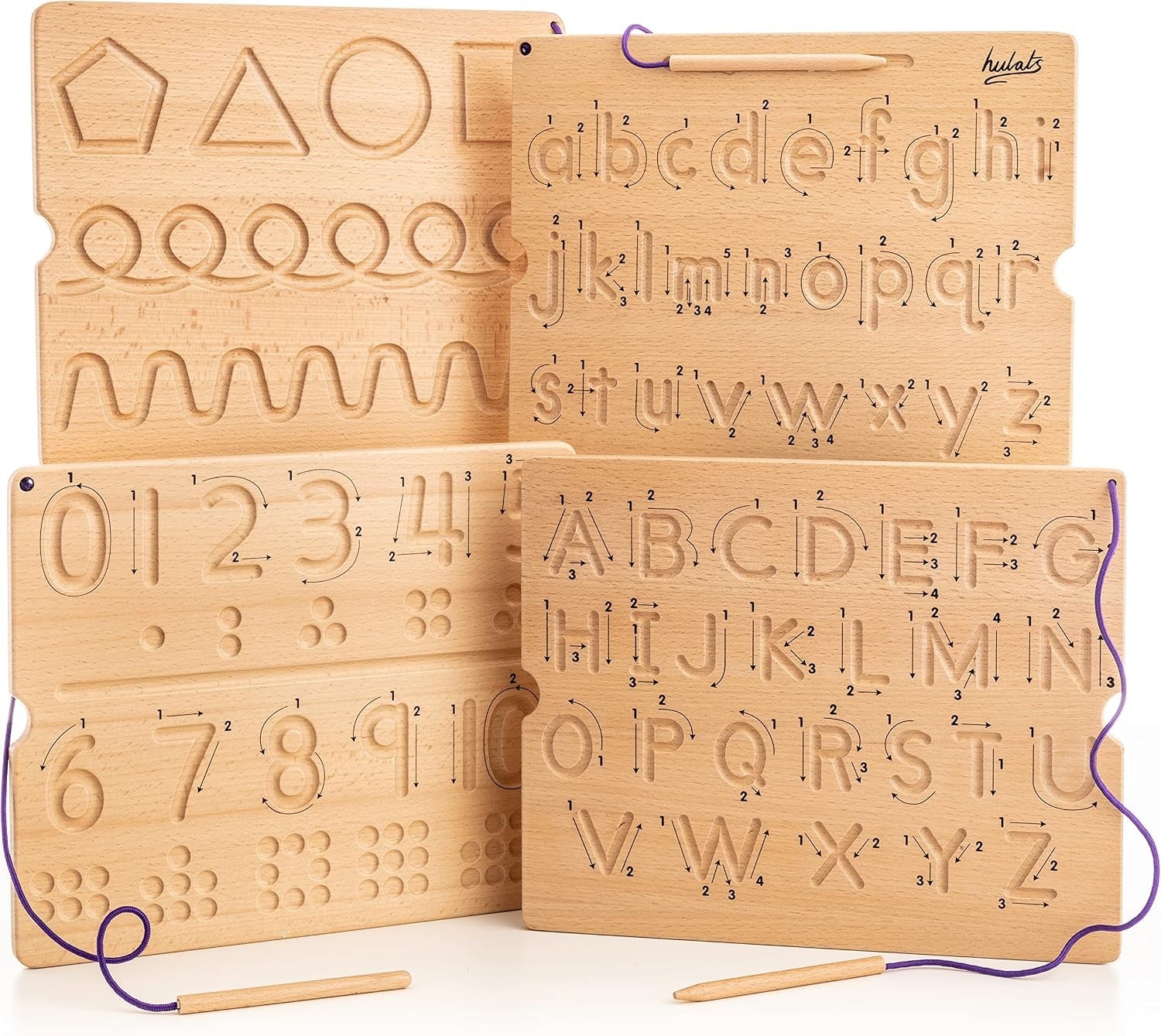 Montessori Alphabet & Numbers Tracing Set – Ages 3-5