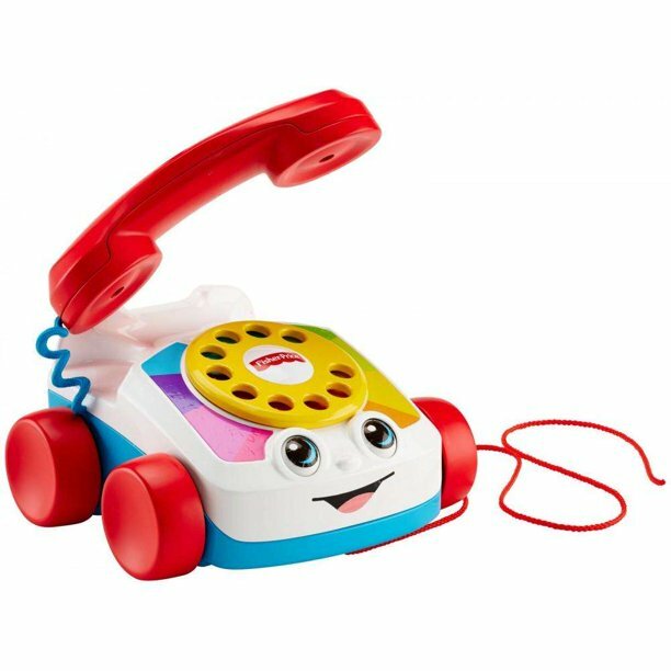 Infantino Funny Faces Ring Stacker & Fisher-Price Chatter Telephone