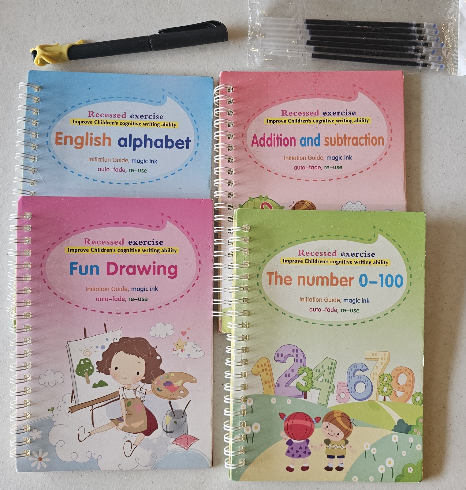 Recessed Exercise Improve Childrens Cognitive Writing Skills Copy Books