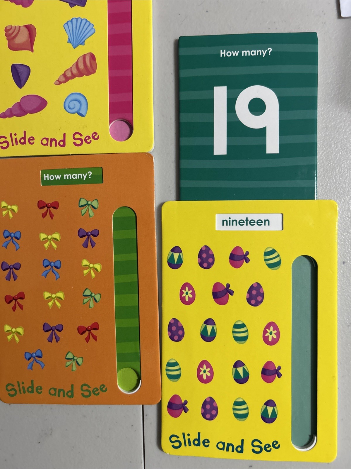 Educational Numbers Slide and See – Explore, Discover, Learn (USED) Ages 3+