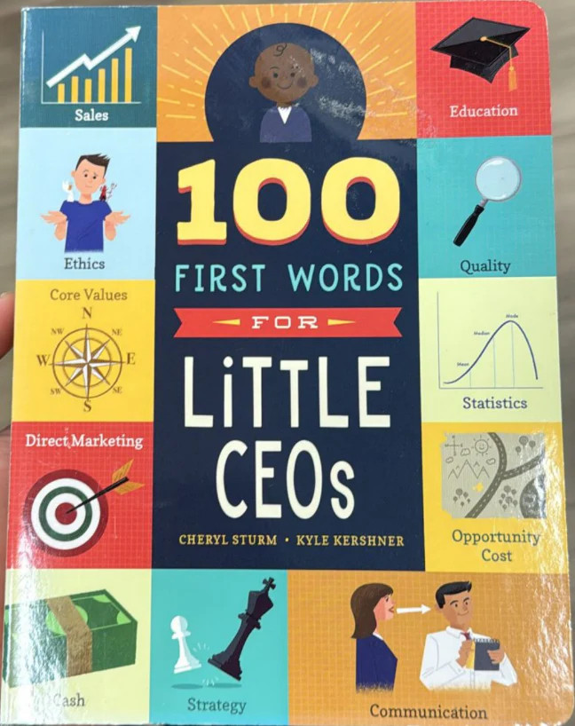 Familius 100 First Words for Little CEOs – Business Vocabulary Board Book for