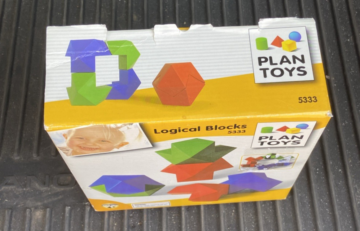 Plan Toys Logical Blocks 5333 for ages 4 up