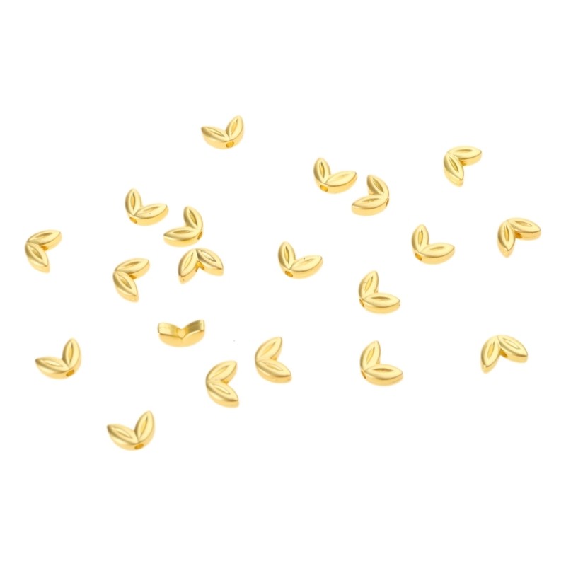 20Pcs Double Hole Spacer Beads for Crafting Unique Jewelry Earring Accessories