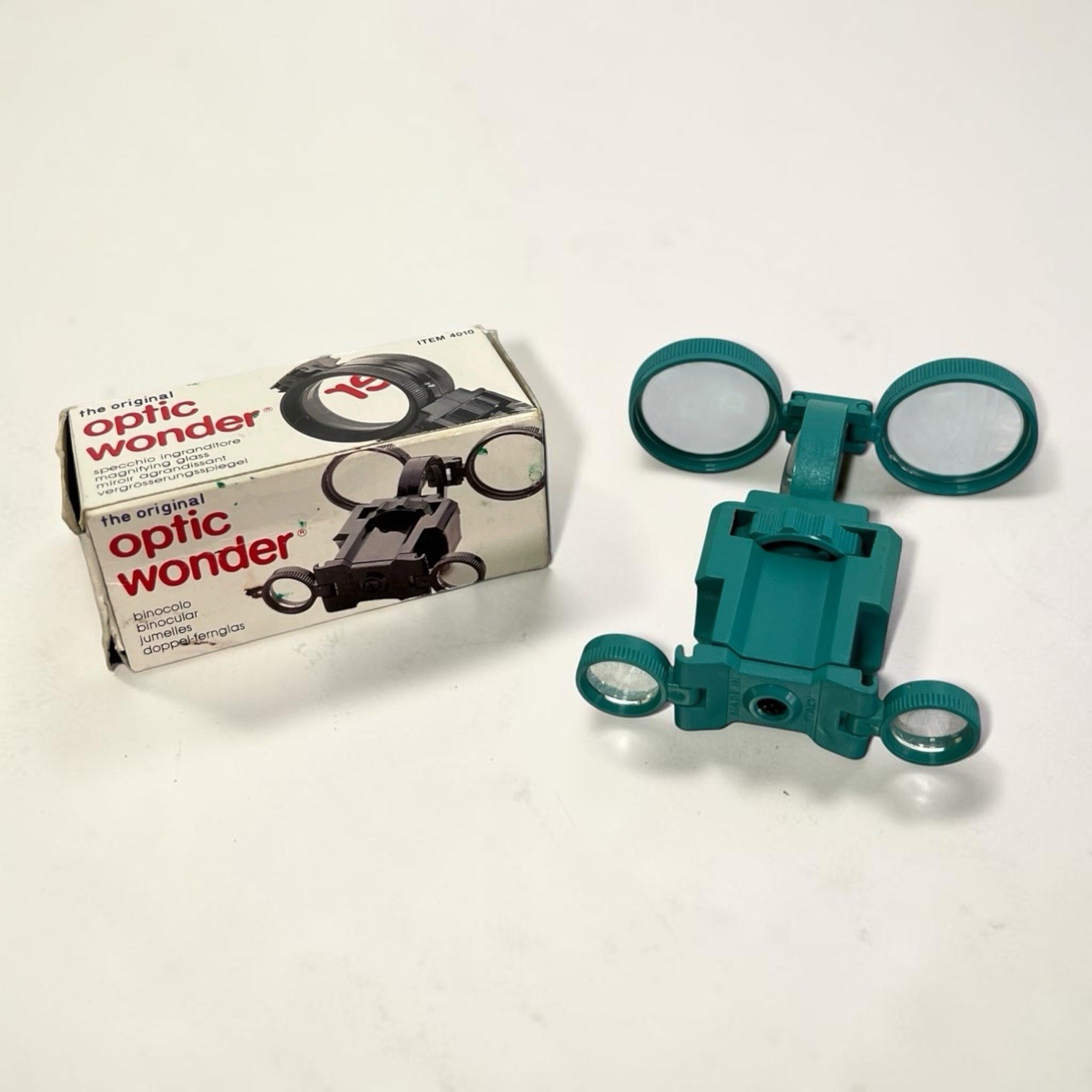 Vintage Navir Polaris Original Optic Wonder Green Binoculars, Compass, Magnifier
