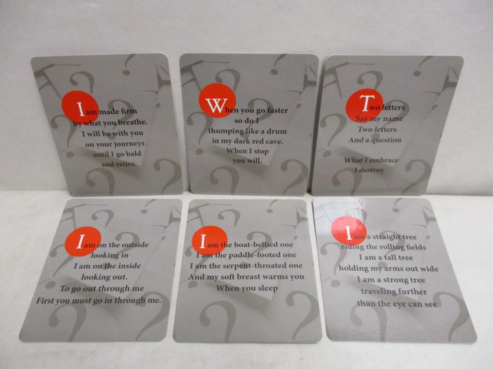 Riddles Knowledge Cards by Emmanuel Williams Complete Set of 48 Cards with Box