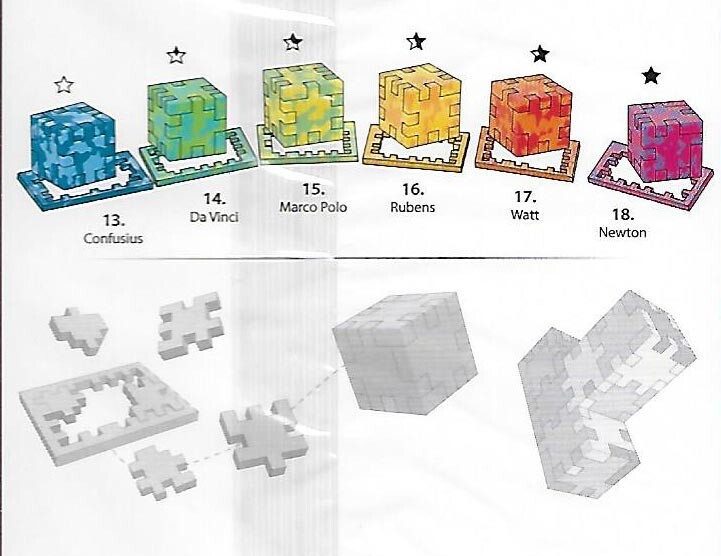 Happy Cube Puzzle Brain Teaser Cube Puzzle 3D Foam Puzzle – 6 styles available