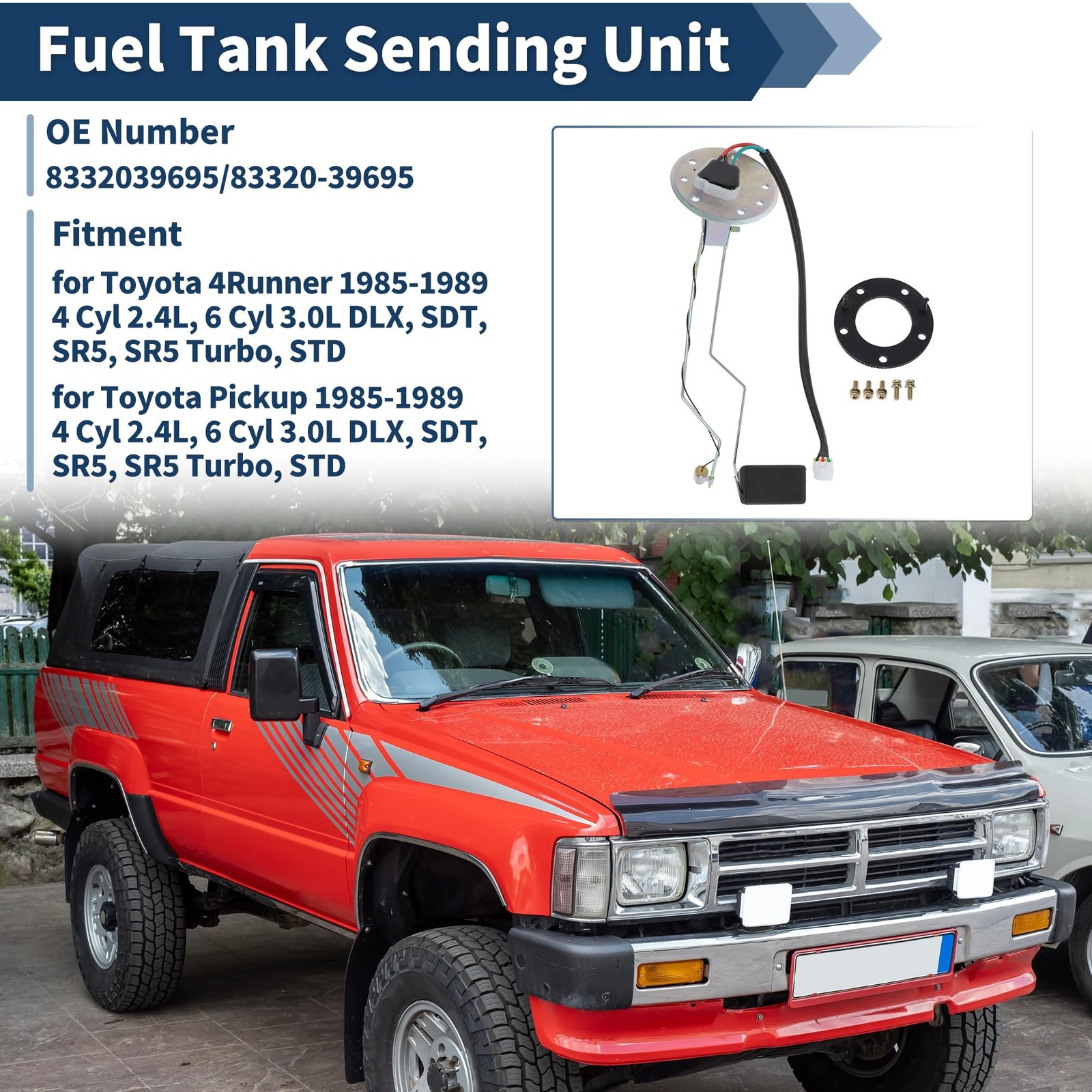 Fuel Tank Sending Unit for Toyota 4Runner 1985-1989 Fuel Pump Level Sending U…