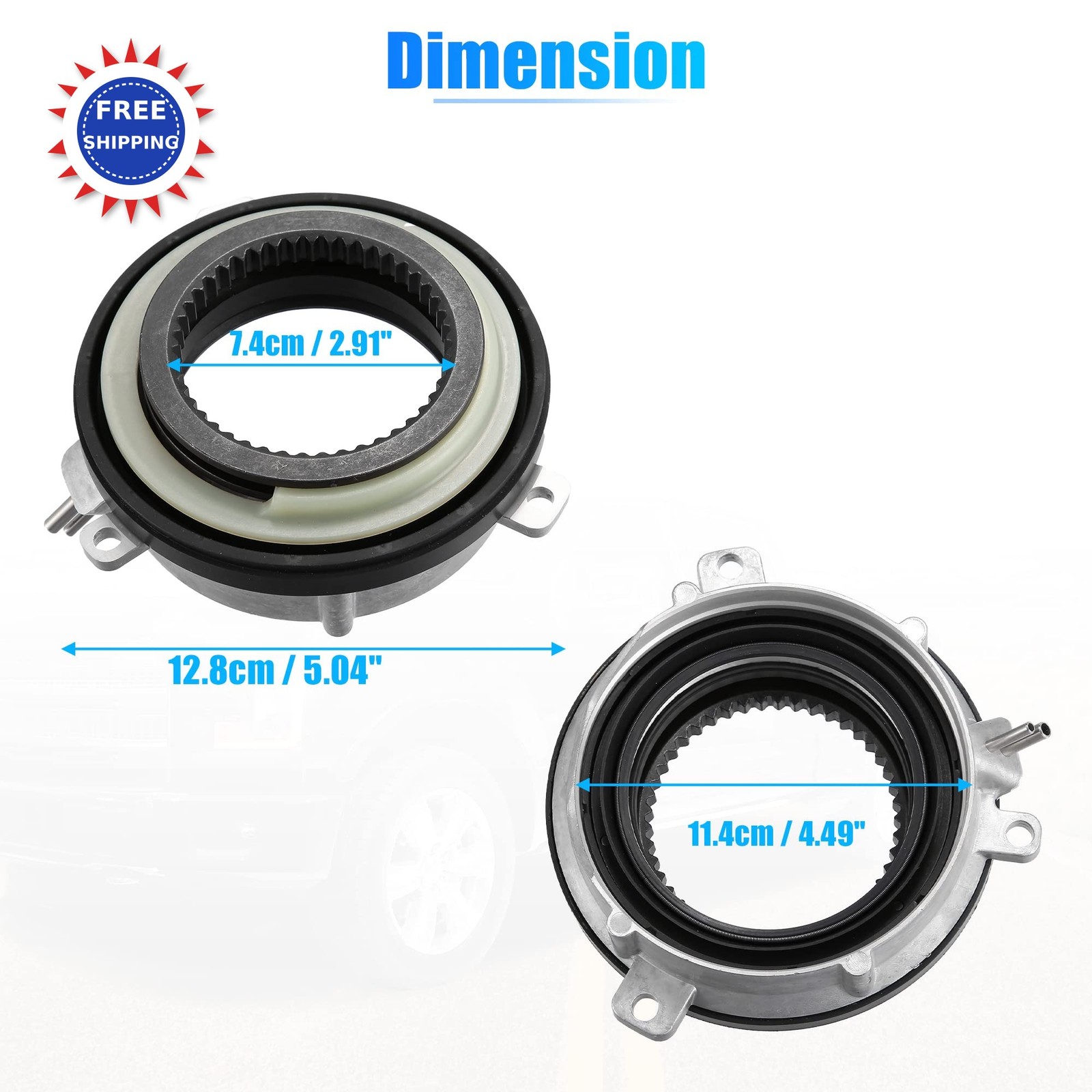 X AUTOHAUX 2 Pcs 4×4 Auto Locking Hub 4WD Actuator for Ford F 150 2004-2016
