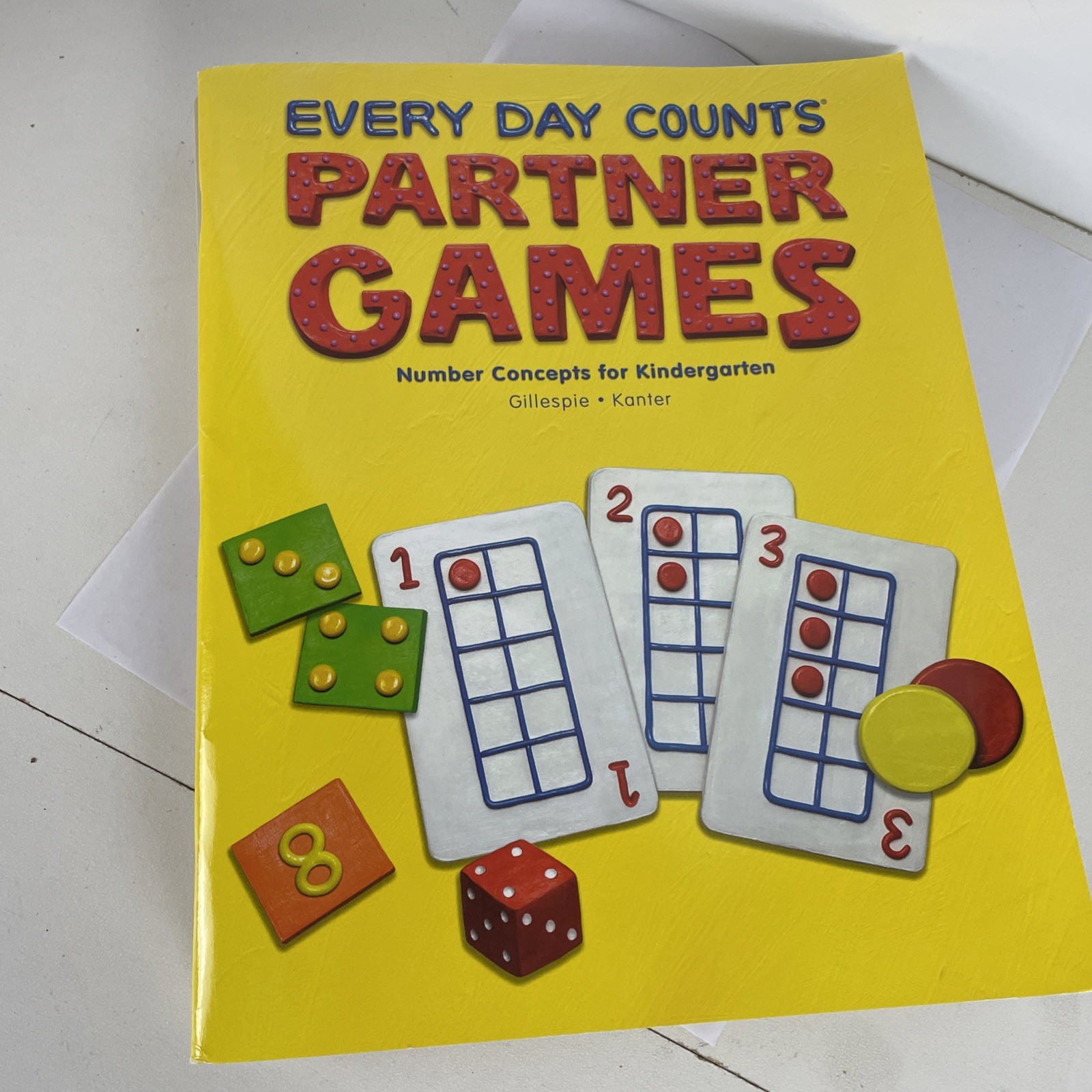Number Concepts Fractions Grade k Partner Games Teacher Edition Every Day Counts