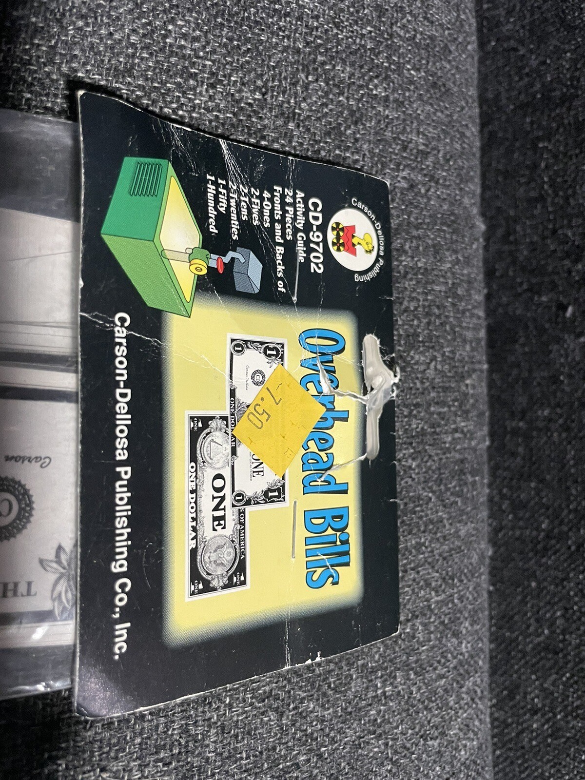 Overhead Bills 24 Set Vintage Activity Guide Carson Dellosa ~ NEW – CD-9702