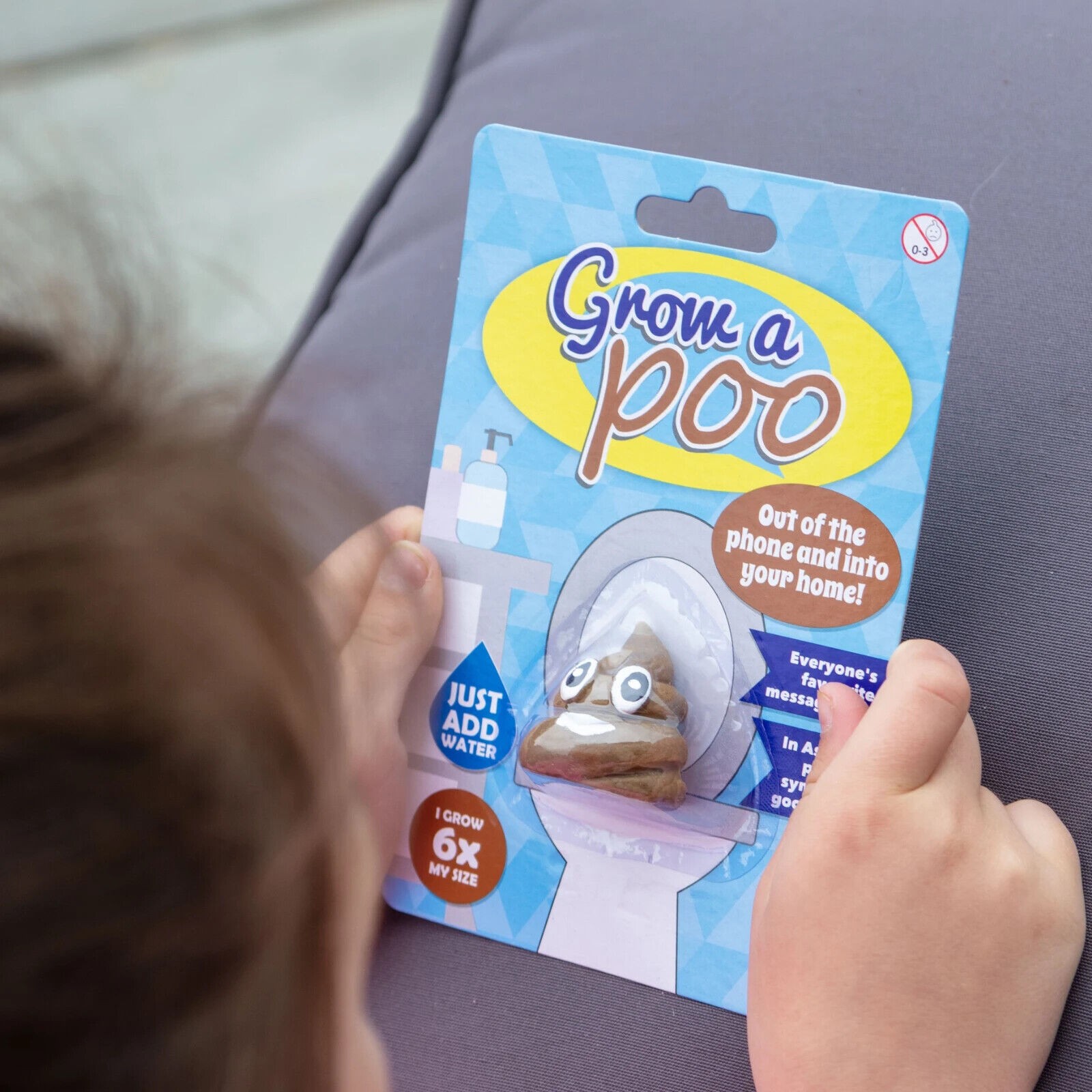 Grow A Poo – Just Add Water 600% Larger! Emoji Poop Turd Crap Gag Joke Toy Gift
