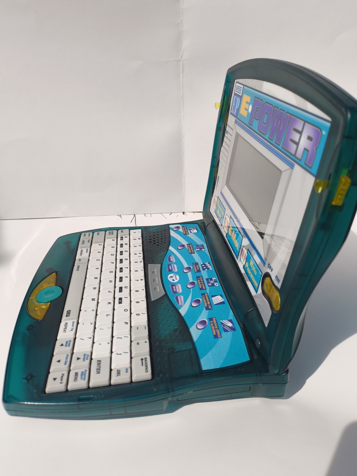 Vintage 1997 VTech E-Power Educational Laptop Tested comes with power cord
